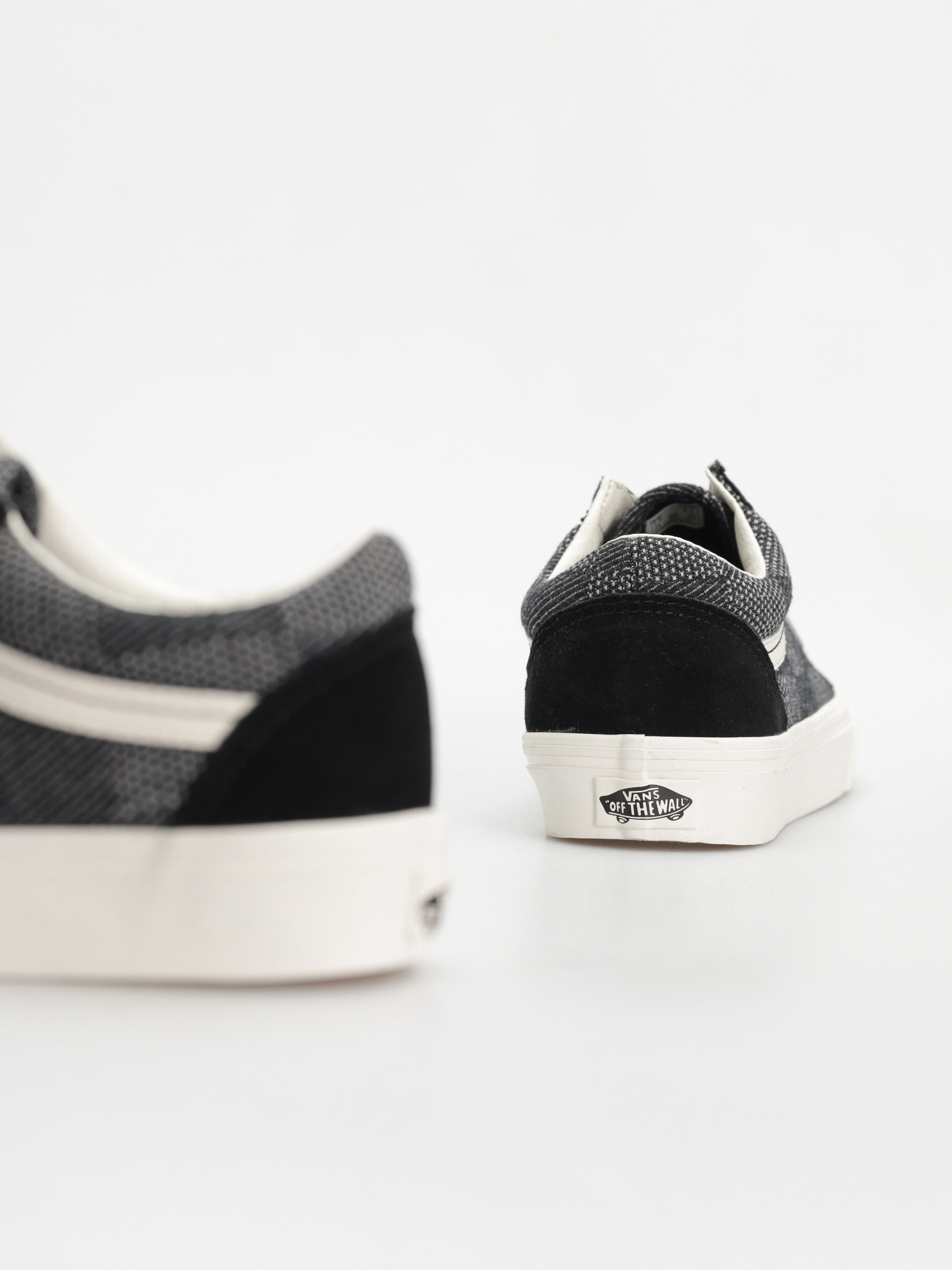 Boty Vans Old Skool (denim check black)