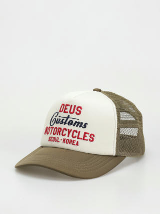 Kšiltovka  Deus Ex Machina Kamli Trucker (olive)