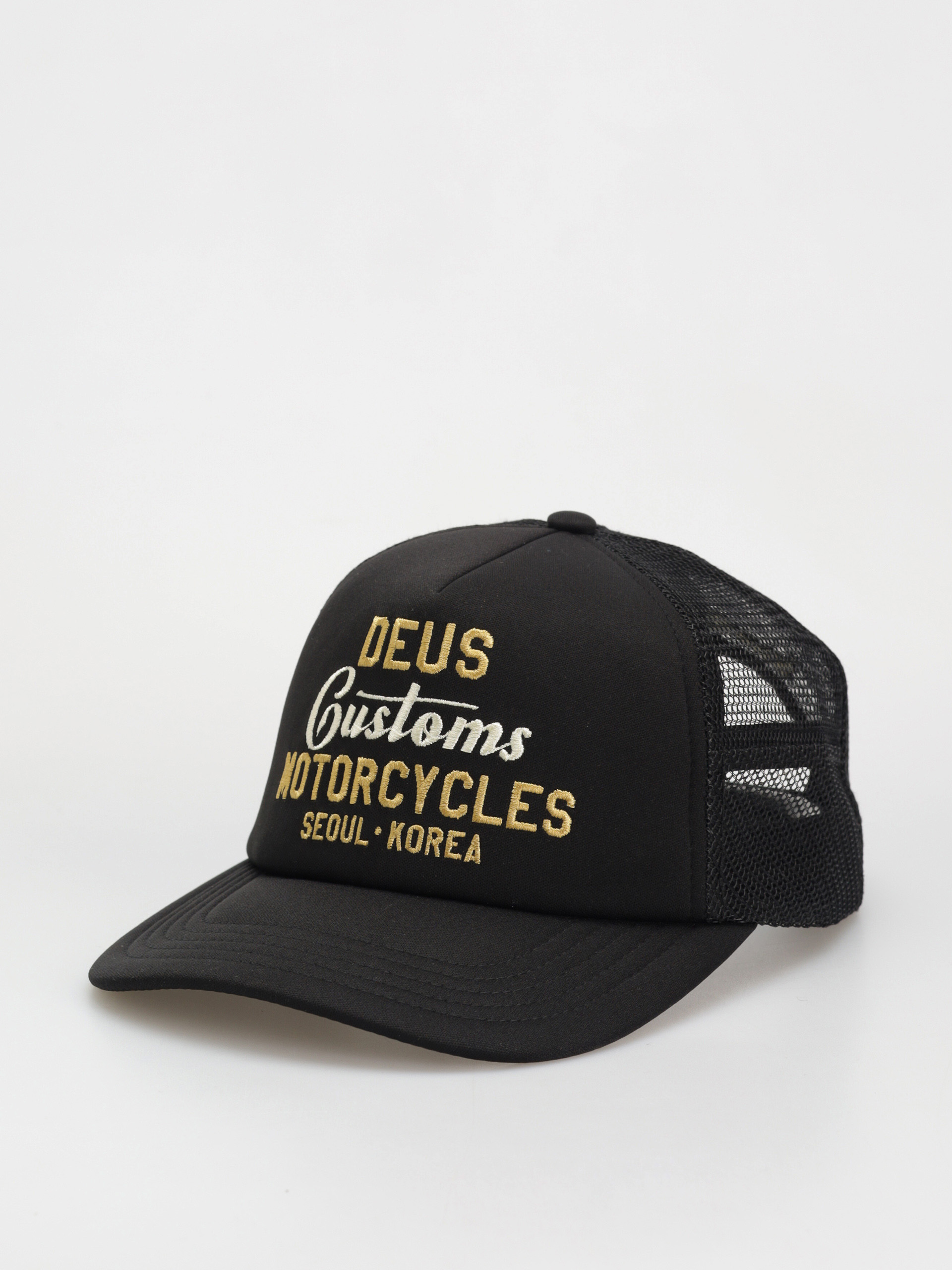 Kšiltovka  Deus Ex Machina Kamli Trucker (black)