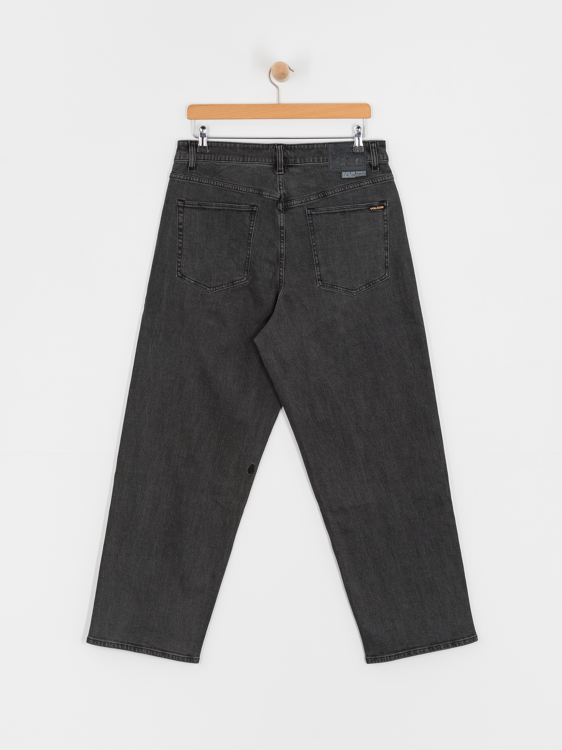 Kalhoty Volcom Billow Denim šedá (neutral grey)