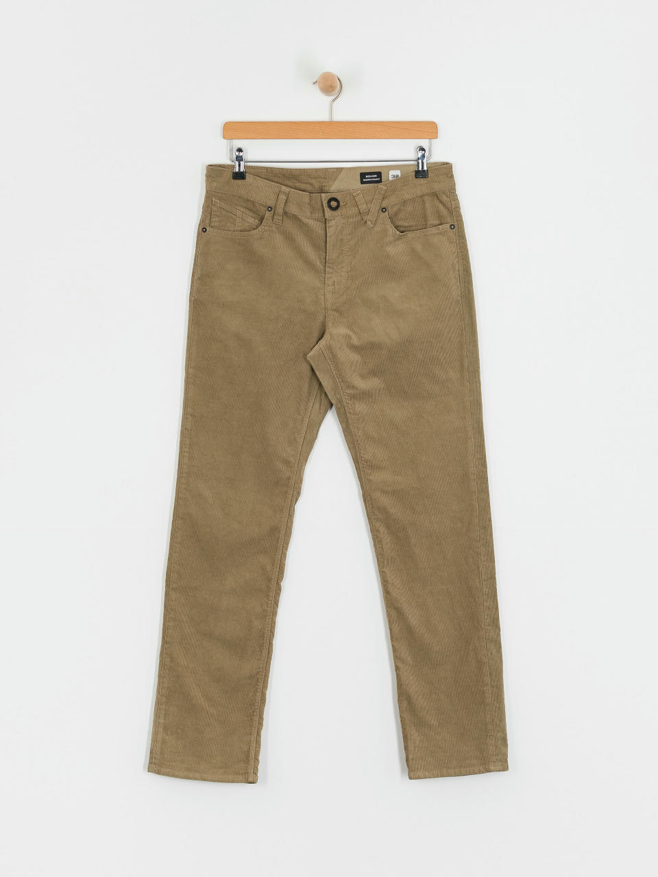 Kalhoty Volcom Solver 5 Pocket Cord (khaki)