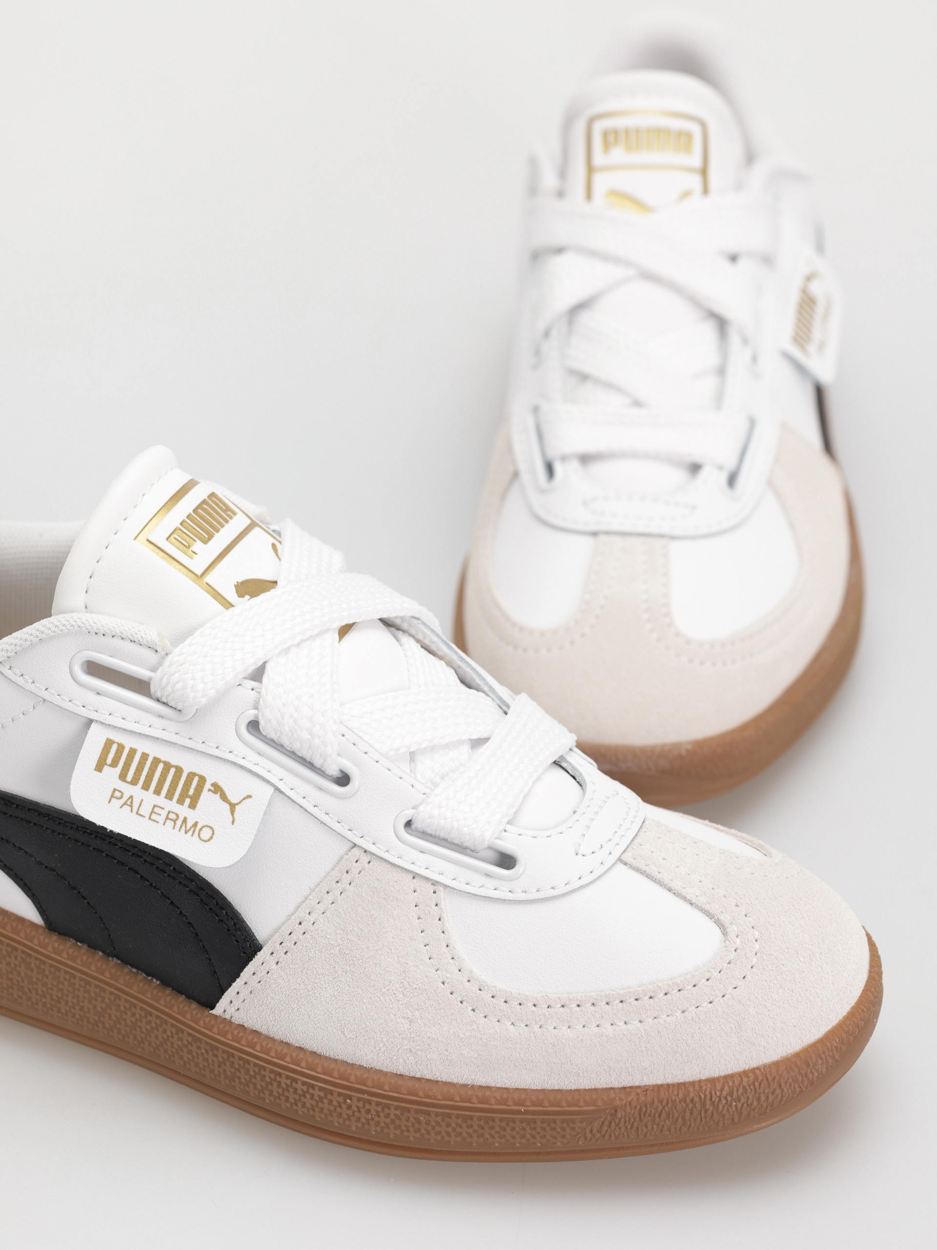 Boty Puma Palermo Wide Lace SD (puma white puma black)