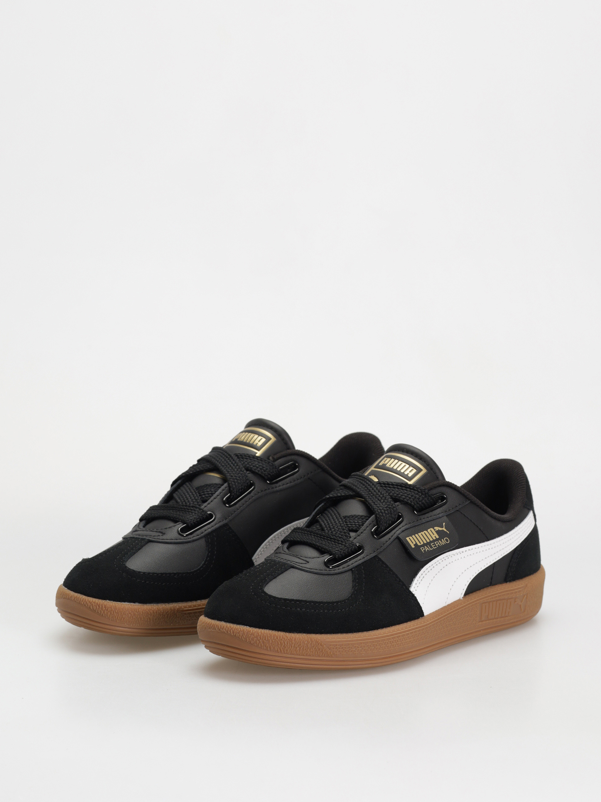 Boty Puma Palermo Wide Lace SD (puma black puma white)
