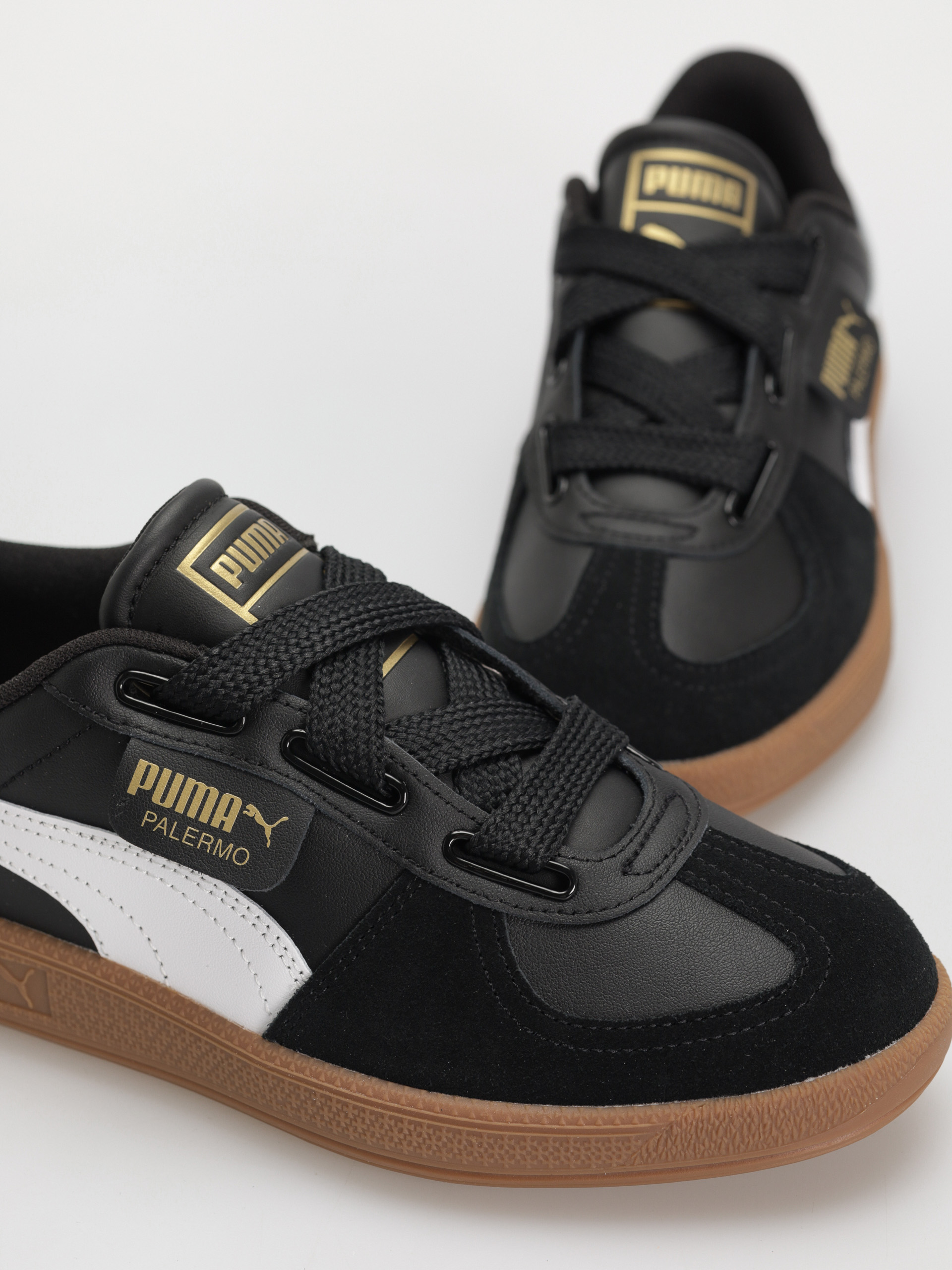 Boty Puma Palermo Wide Lace SD (puma black puma white)