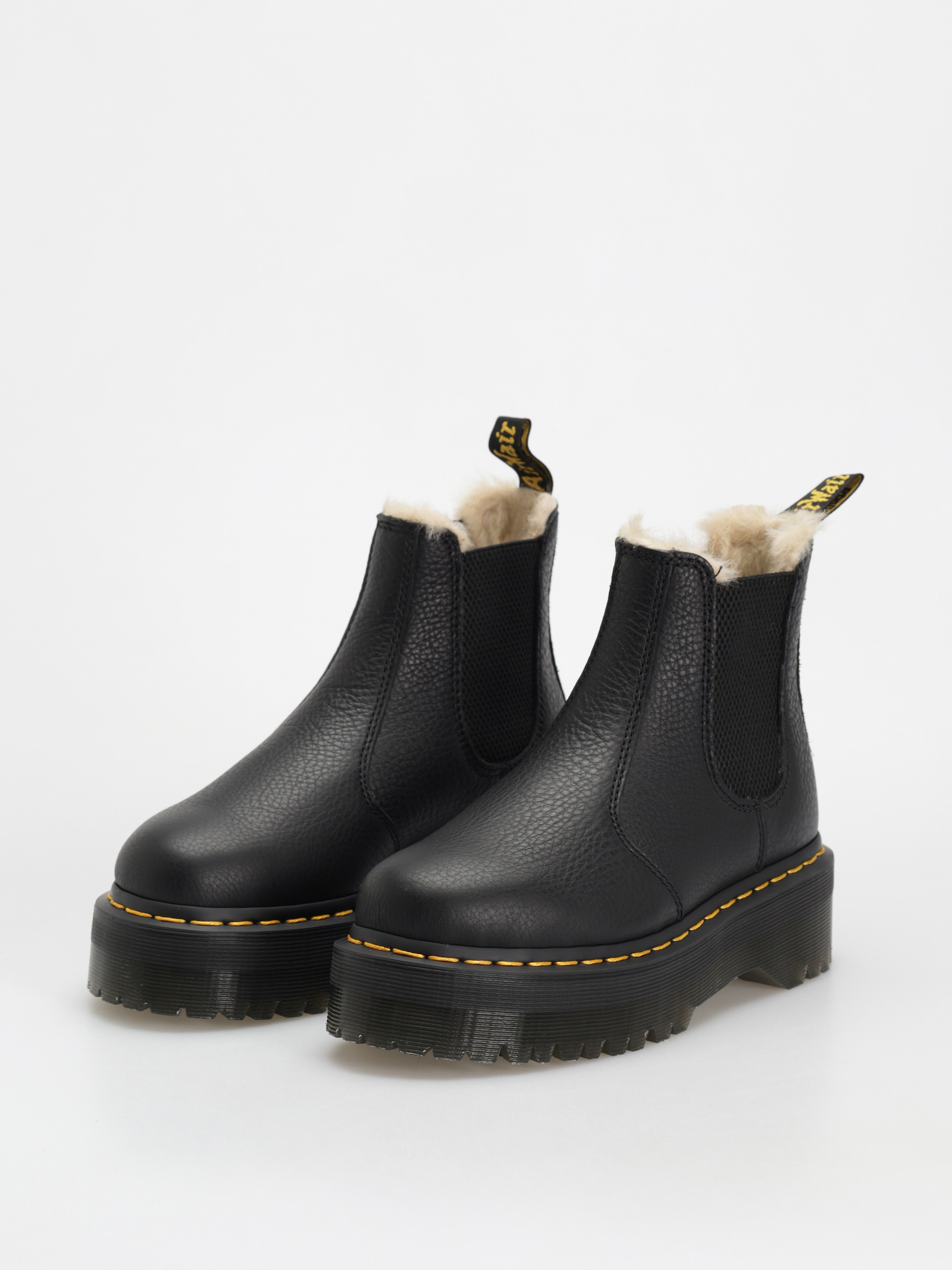 Boty Dr. Martens 2976 Quad Fur Lined Wmn (black pisa)