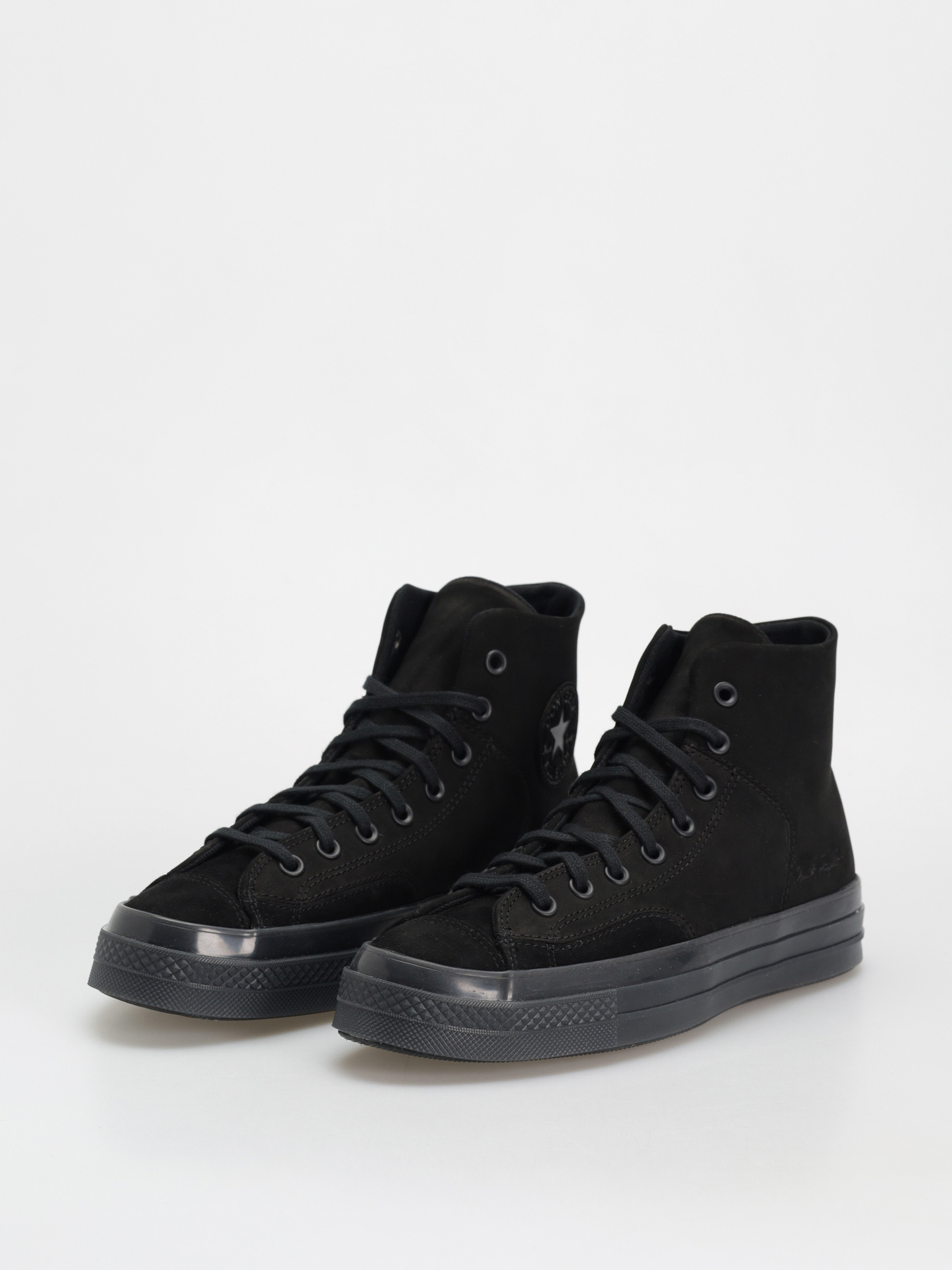 Tenisky Converse Chuck 70 Hi Marquis Nubuck Suede (black/black/black)