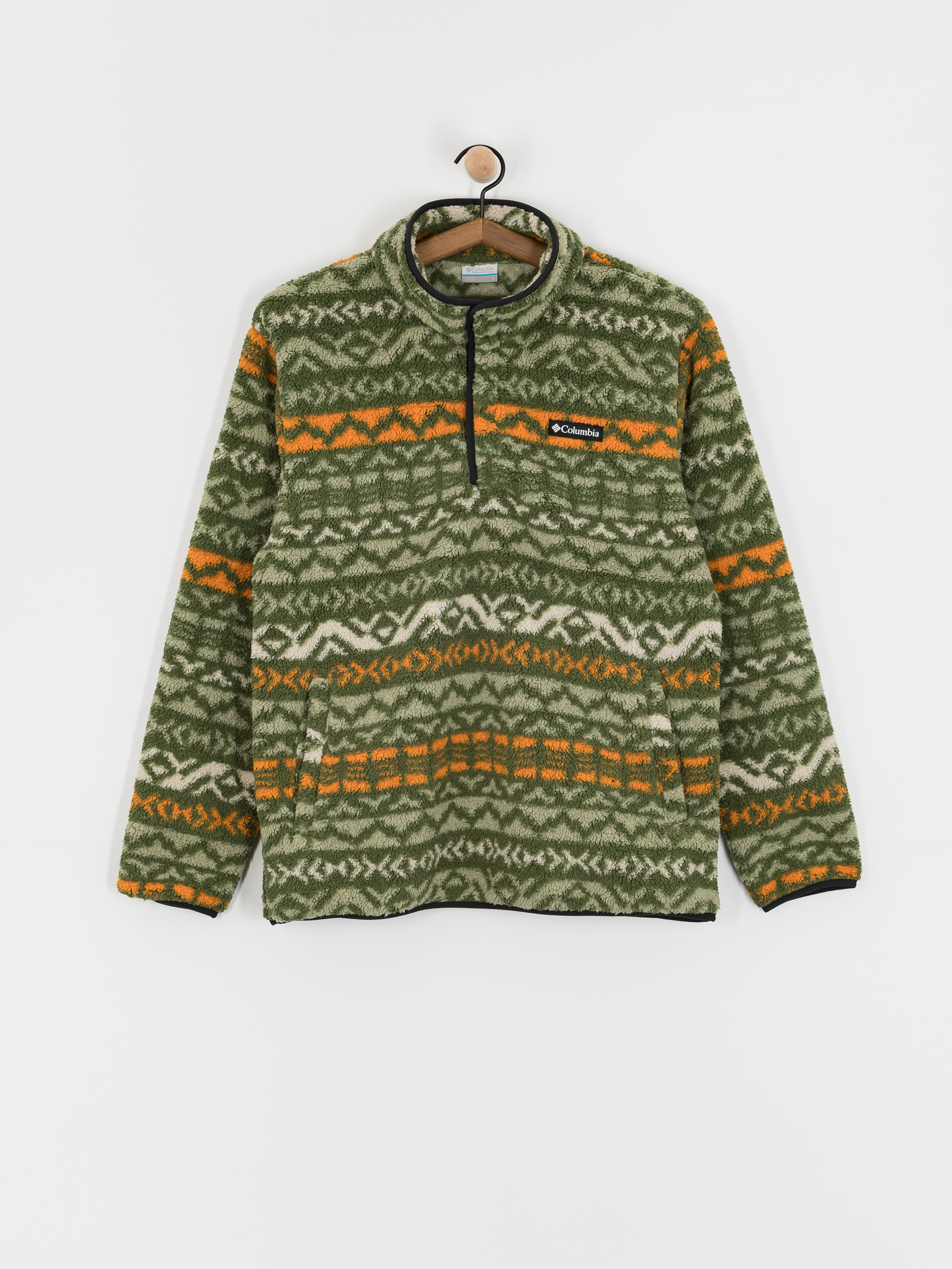 Pánský Fleecová mikina Columbia Rugged Ridge Half Snap (canteen madras)