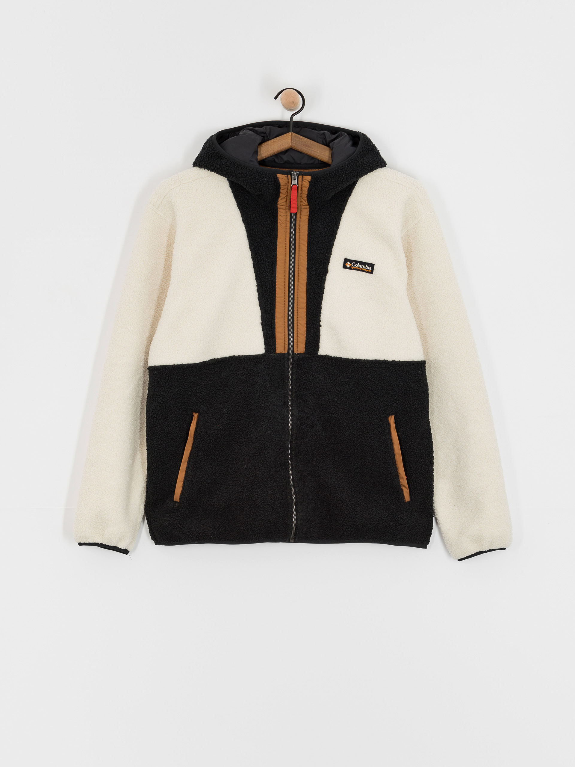 Pánský Fleecová mikina Columbia Backbowl II Remastered ZHD (chalk black)