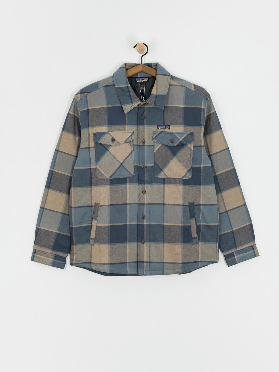 Košile Patagonia LW Insulated Fjord Flannel (william smolder blue)