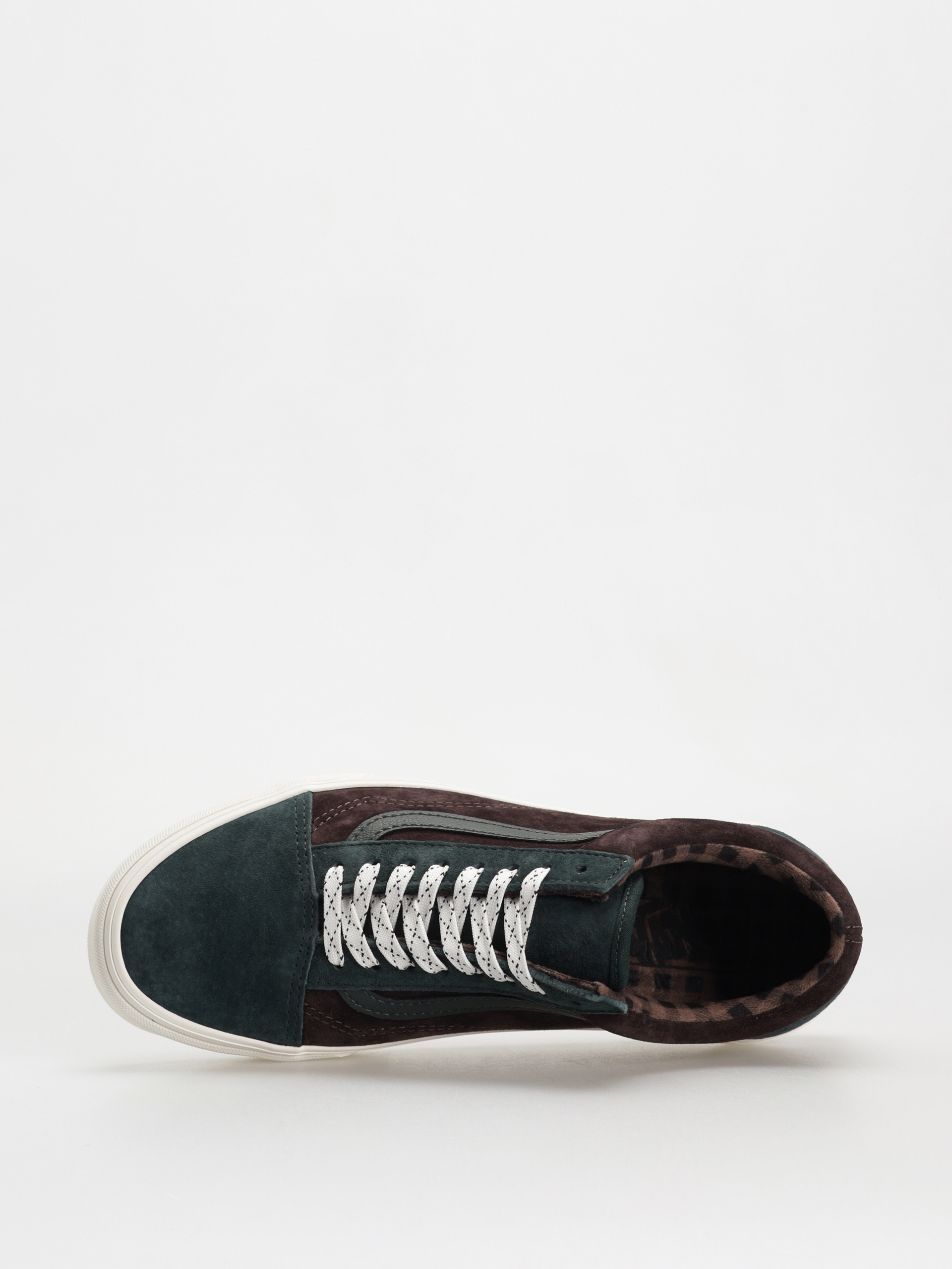 Boty Vans Old Skool (pig suede plaid scarab)