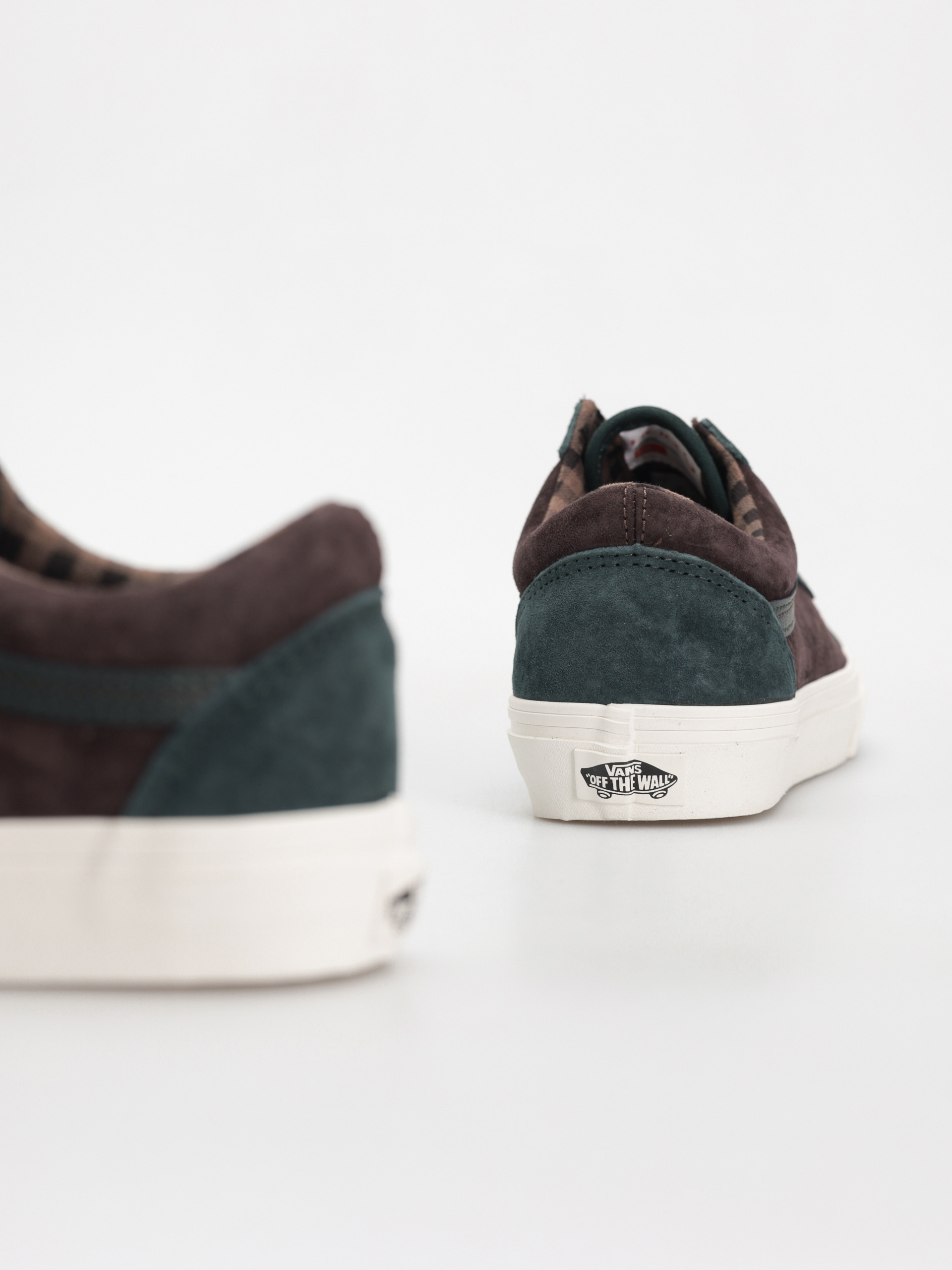 Boty Vans Old Skool (pig suede plaid scarab)