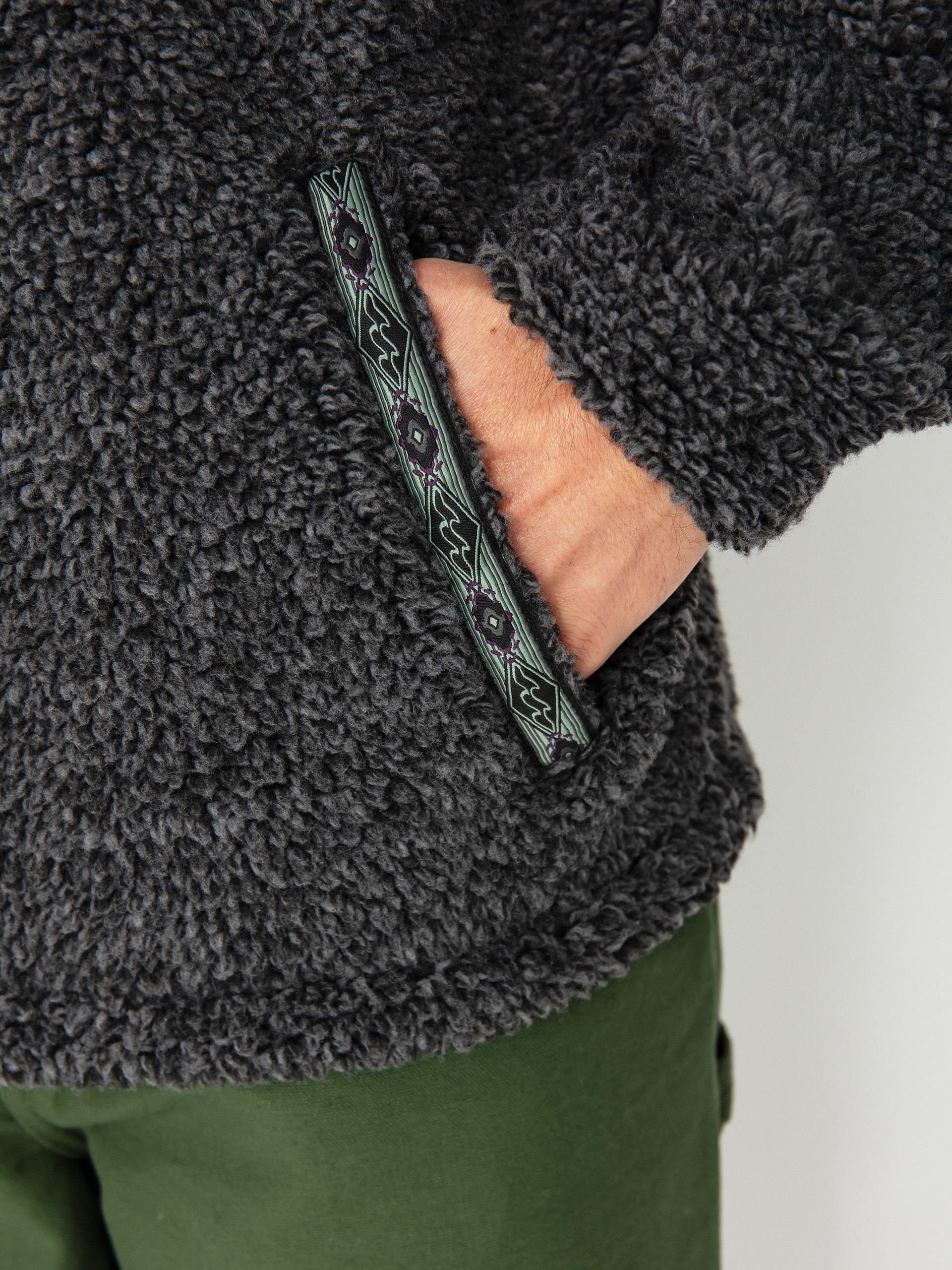 Pánský Fleecová mikina Billabong Boundary Tombstone (black heather)