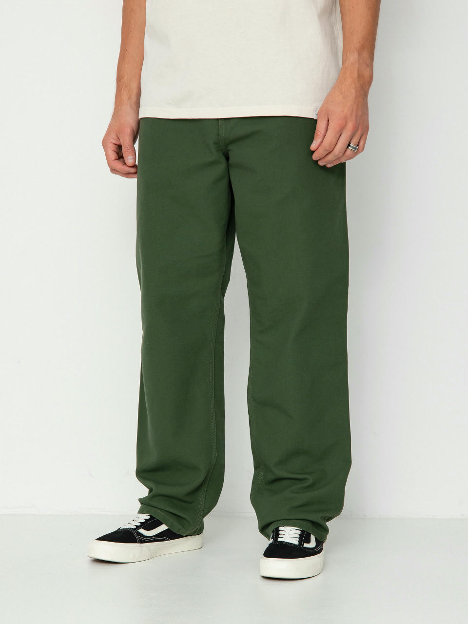 Kalhoty Carhartt WIP Single Knee (tarragon)