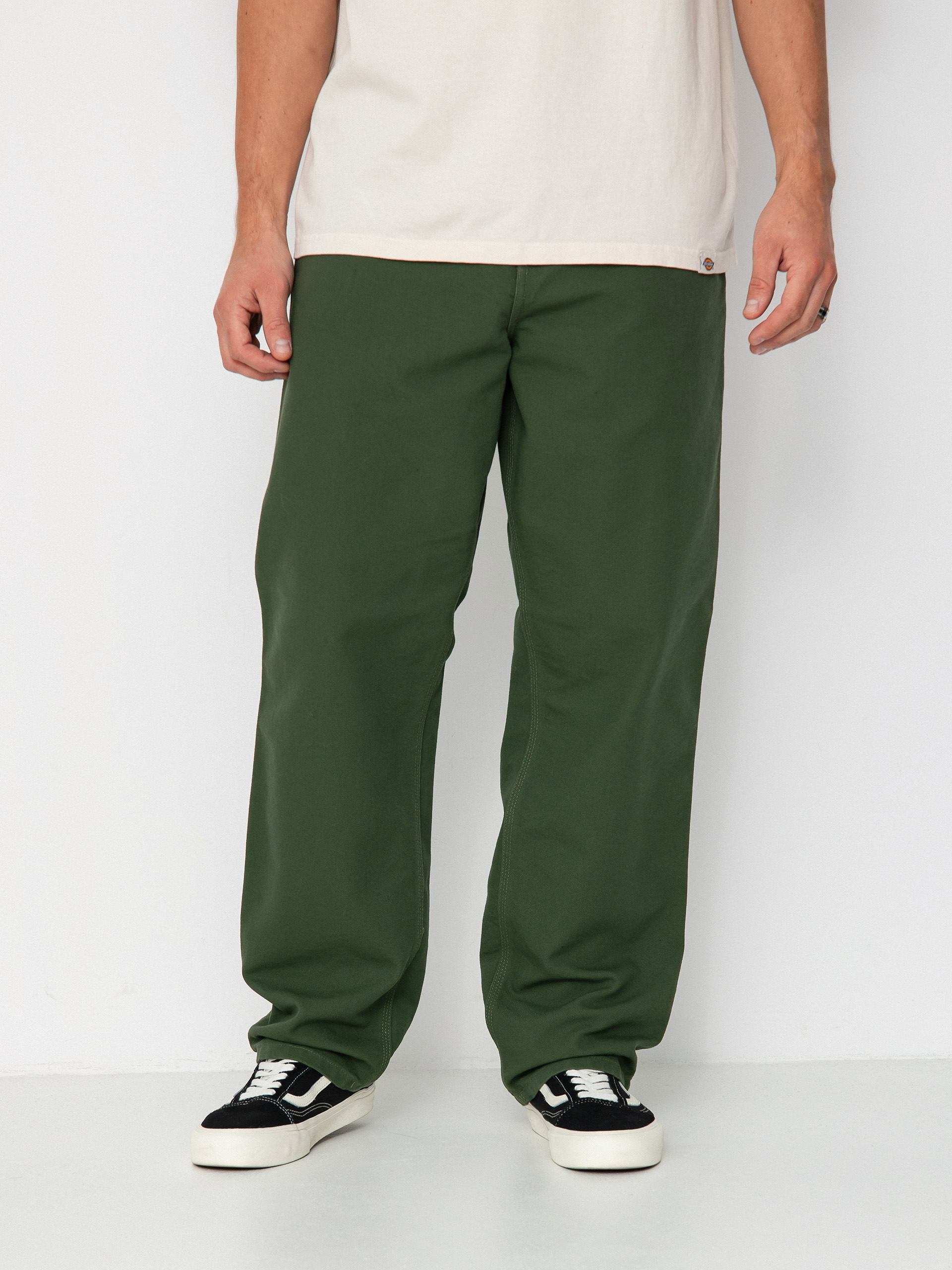 Kalhoty Carhartt WIP Single Knee (tarragon)