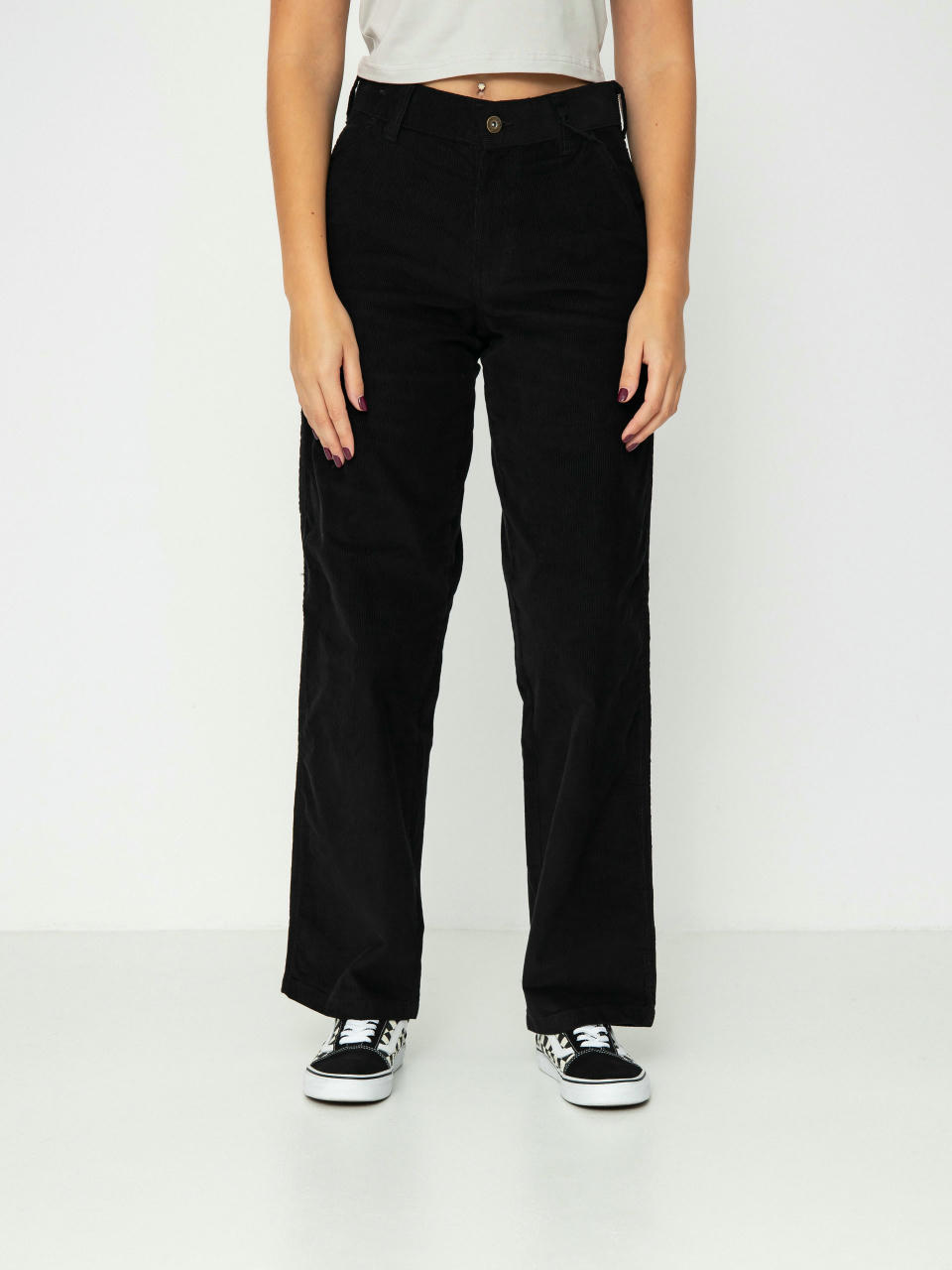 Kalhoty Dickies Corduroy Carpenter Wmn (black)