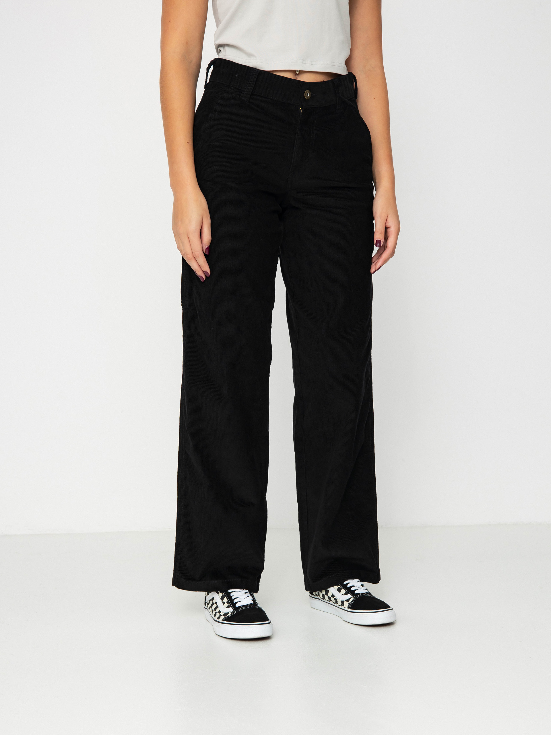 Kalhoty Dickies Corduroy Carpenter Wmn (black)