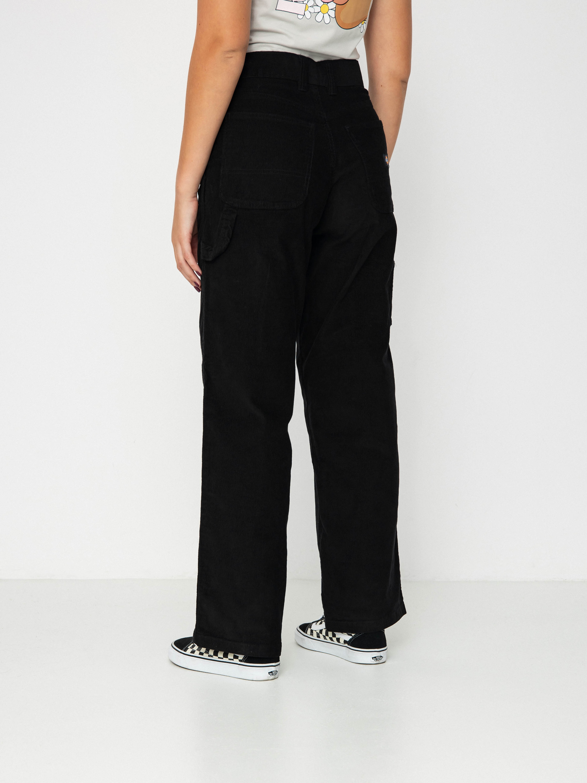 Kalhoty Dickies Corduroy Carpenter Wmn (black)