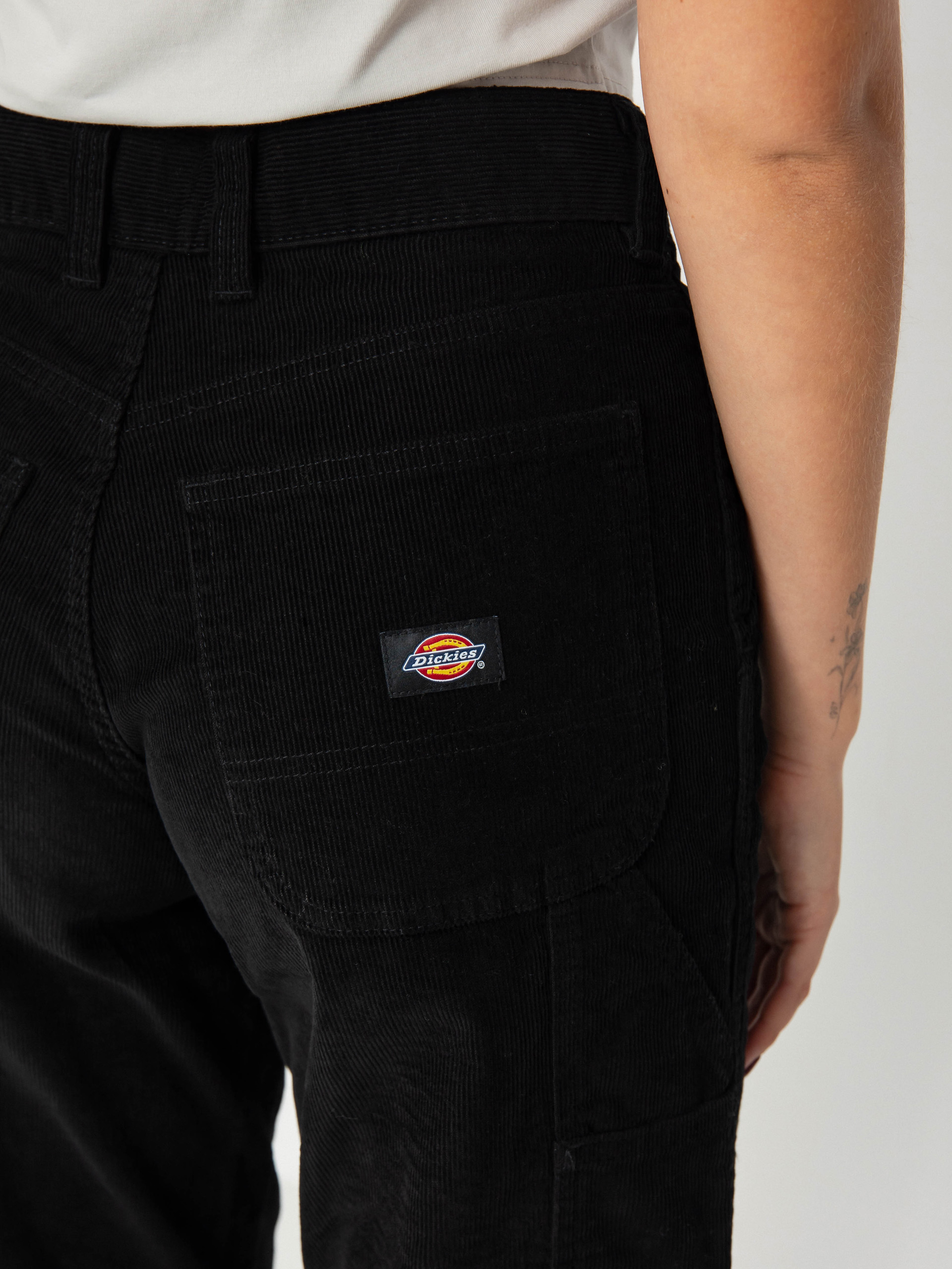 Kalhoty Dickies Corduroy Carpenter Wmn (black)