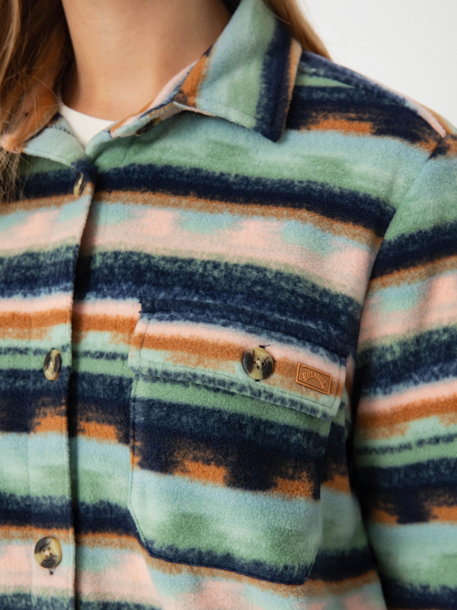 Košile Billabong Forge Fleece Wmn (black multi)