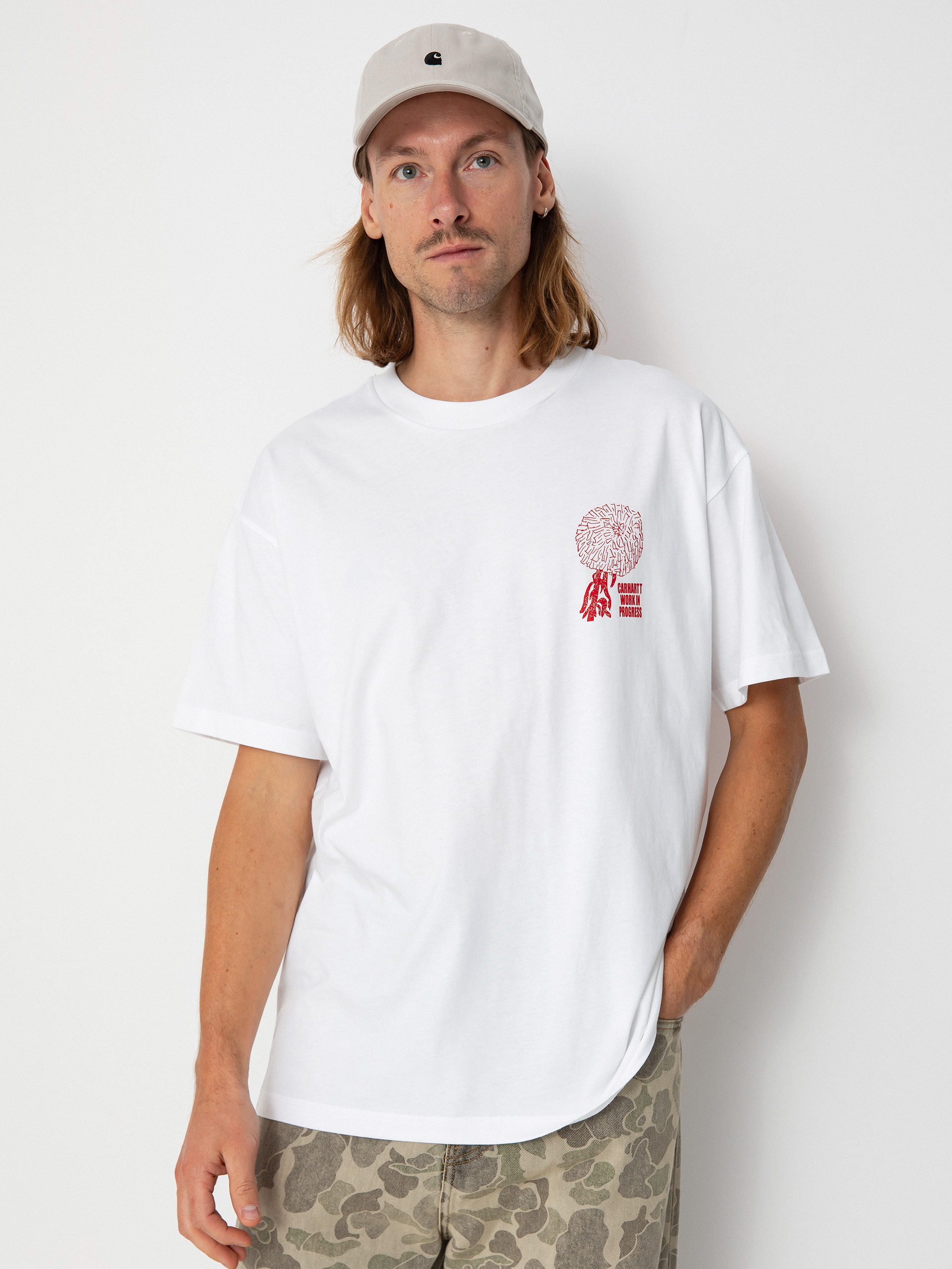 Tričko Carhartt WIP Chrysanthemum (white)