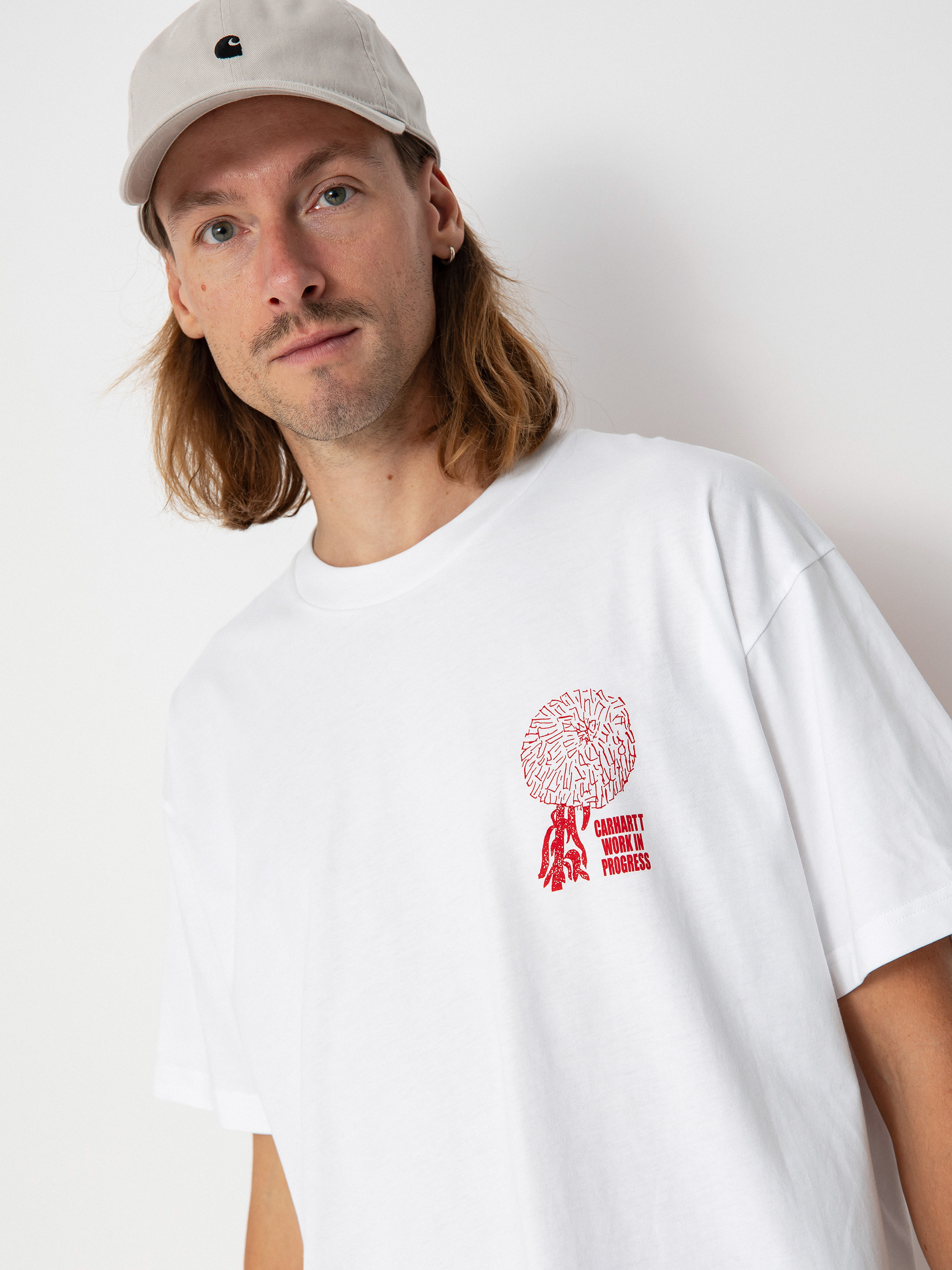 Tričko Carhartt WIP Chrysanthemum (white)