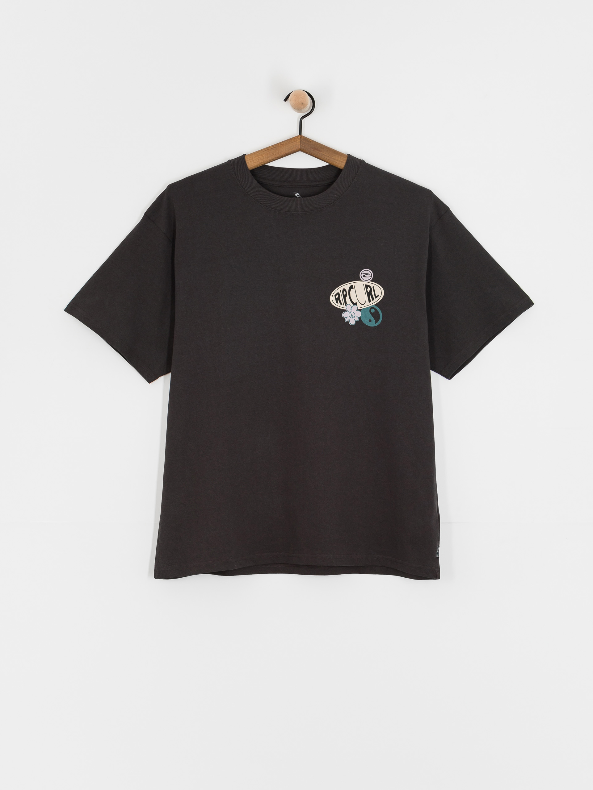 Tričko Rip Curl Sun Buzzed  (washed black)