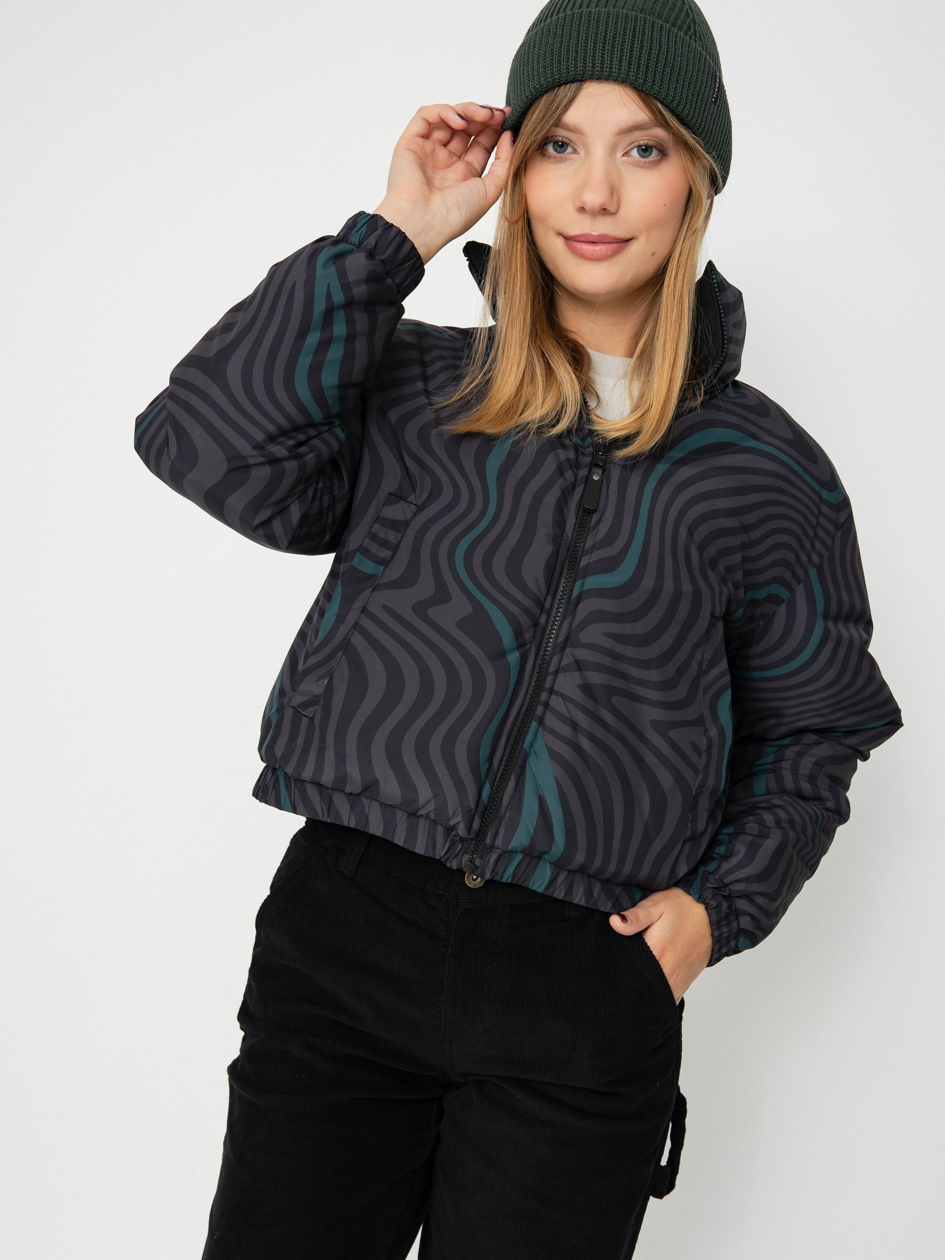 Bunda Iriedaily Paddy Short Wmn (black)