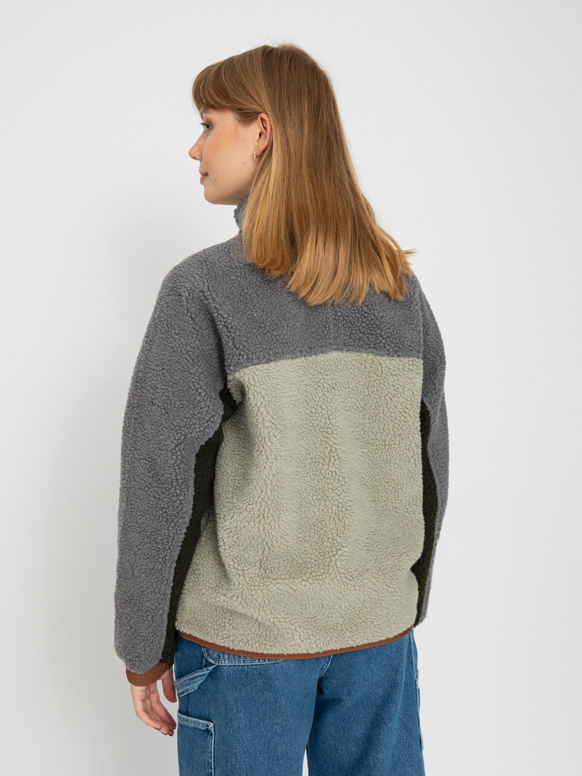 Fleecová mikina Kavu Pinesdale (verde canyon)