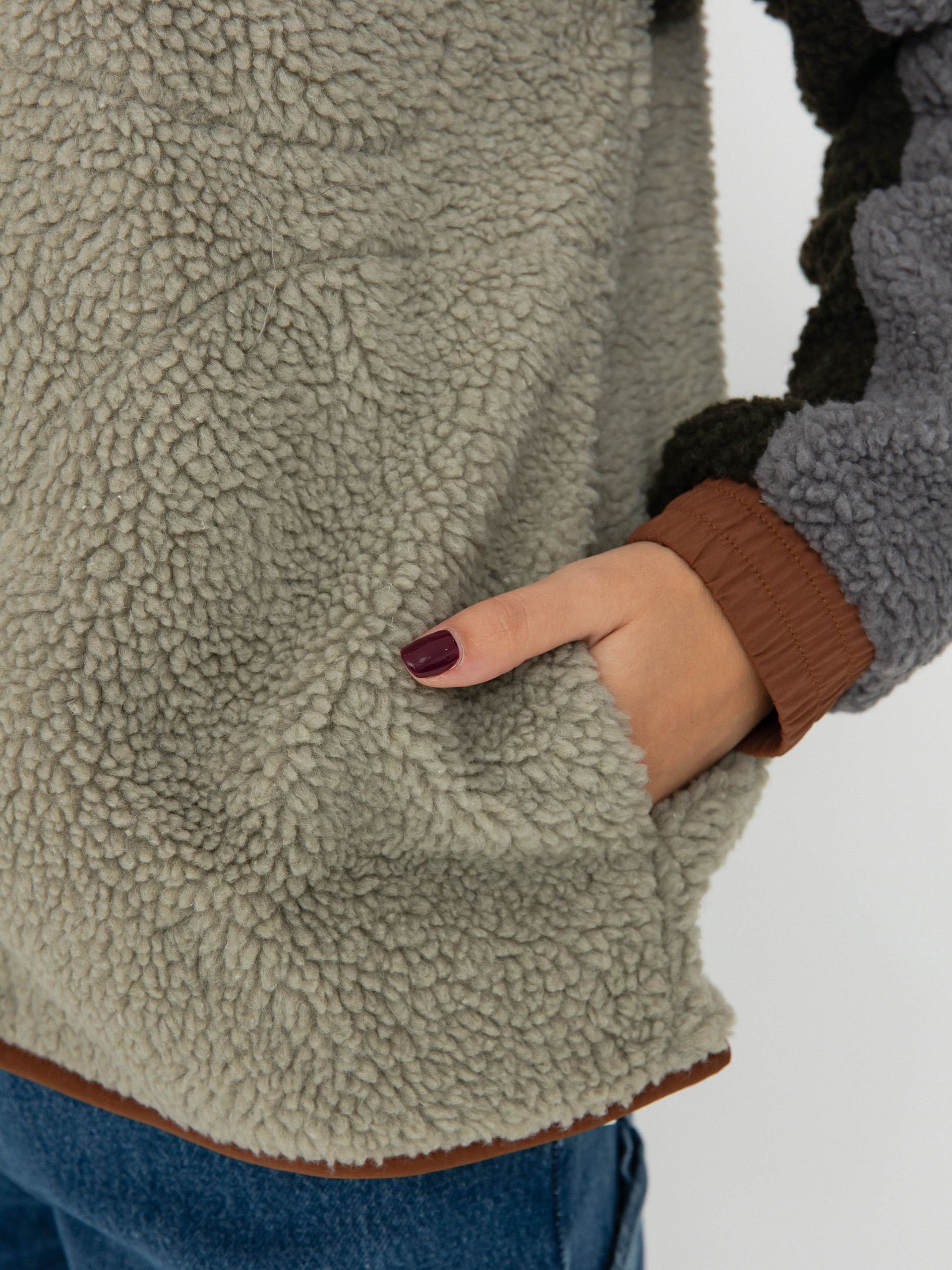 Fleecová mikina Kavu Pinesdale (verde canyon)