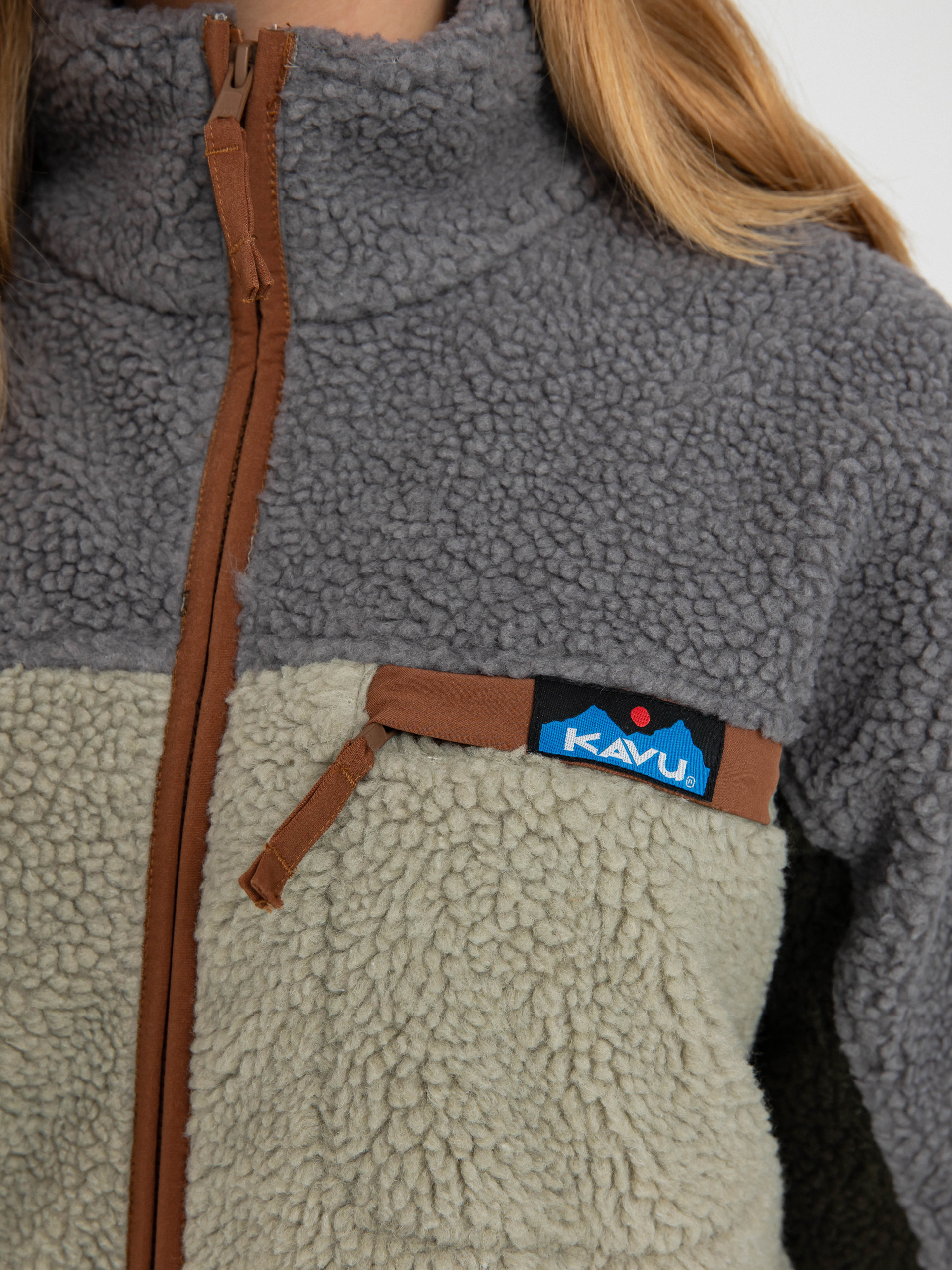 Fleecová mikina Kavu Pinesdale (verde canyon)