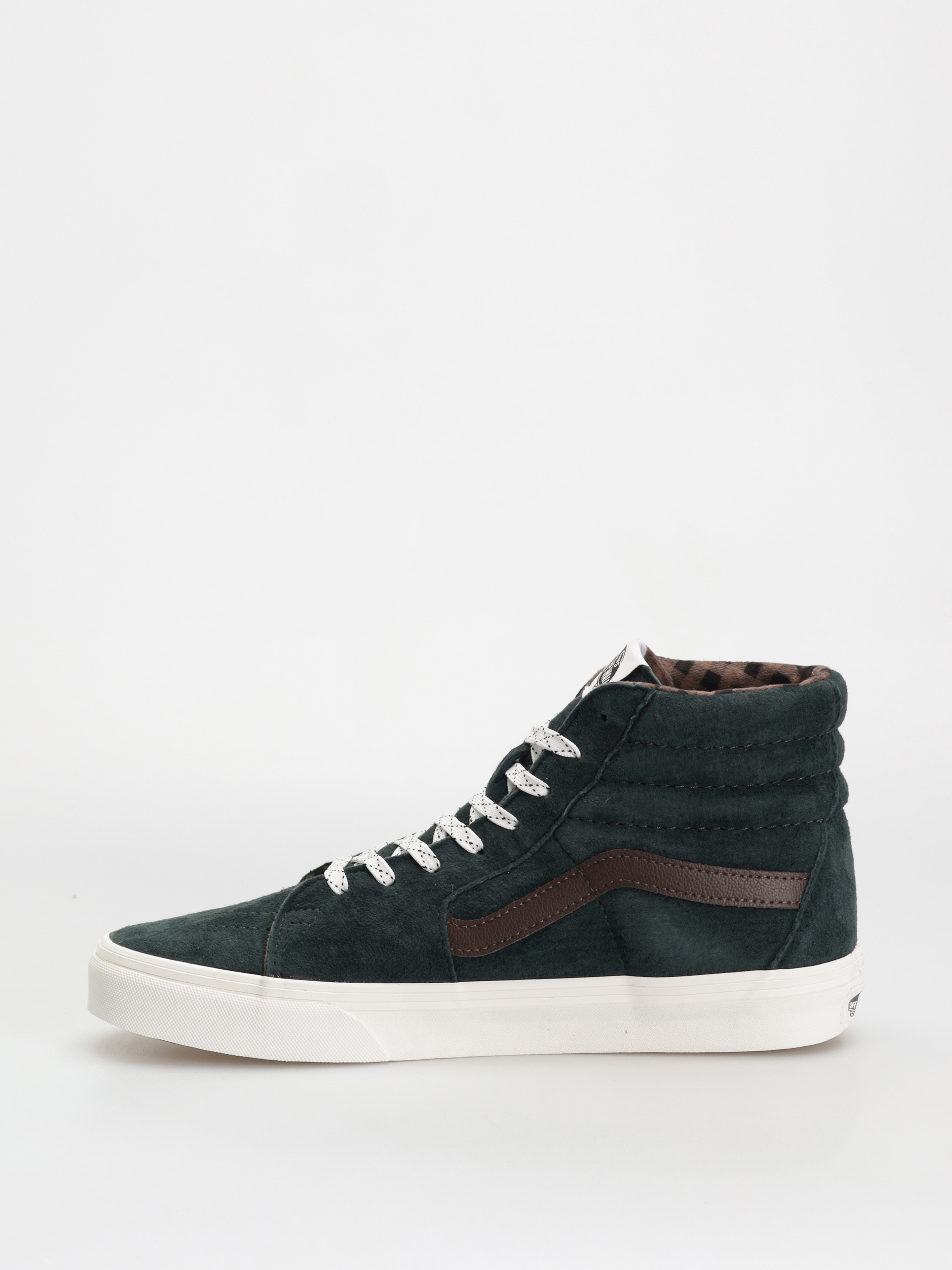 Boty Vans Sk8 Hi (pig suede plaid scarab)