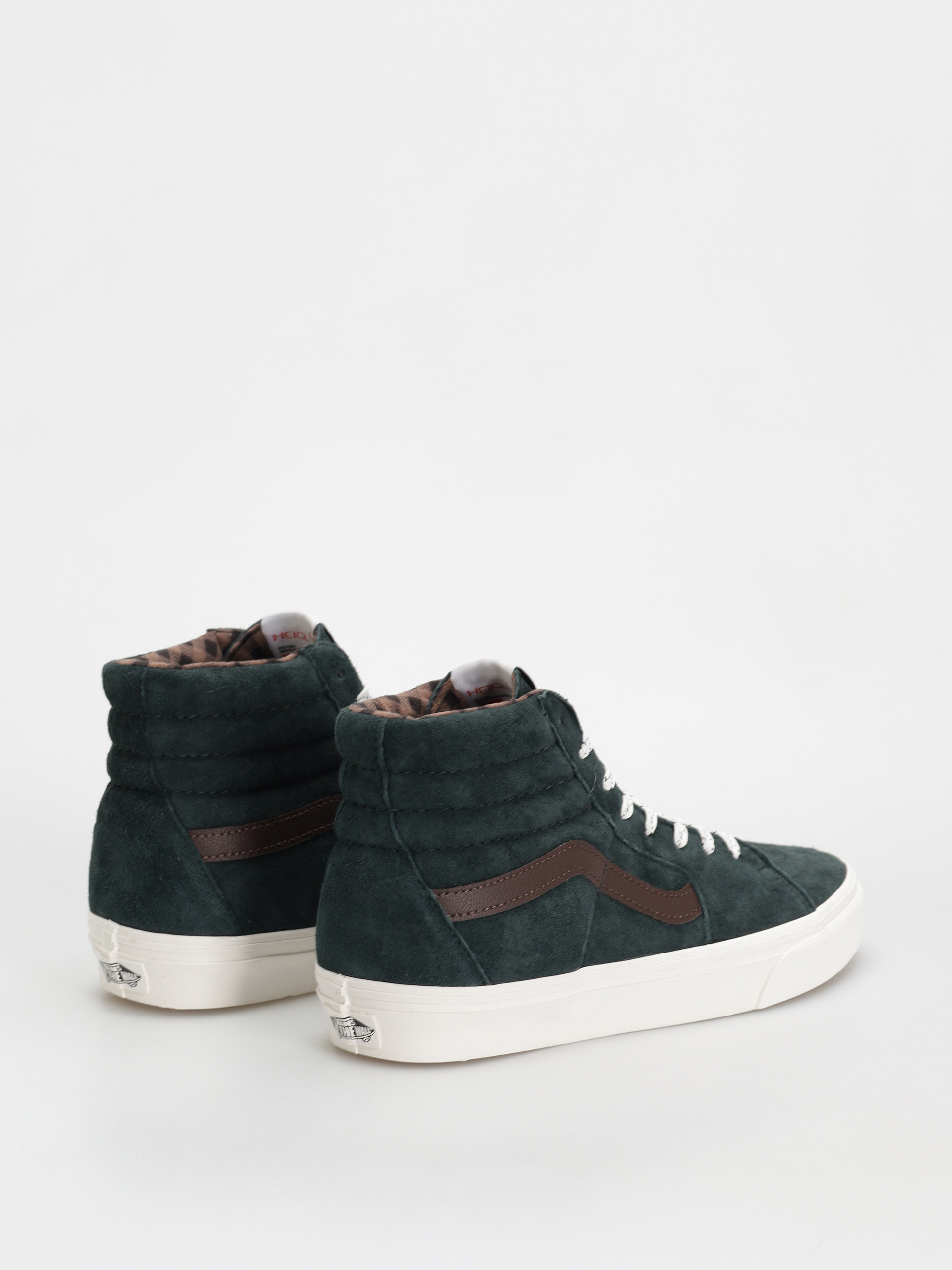 Boty Vans Sk8 Hi (pig suede plaid scarab)