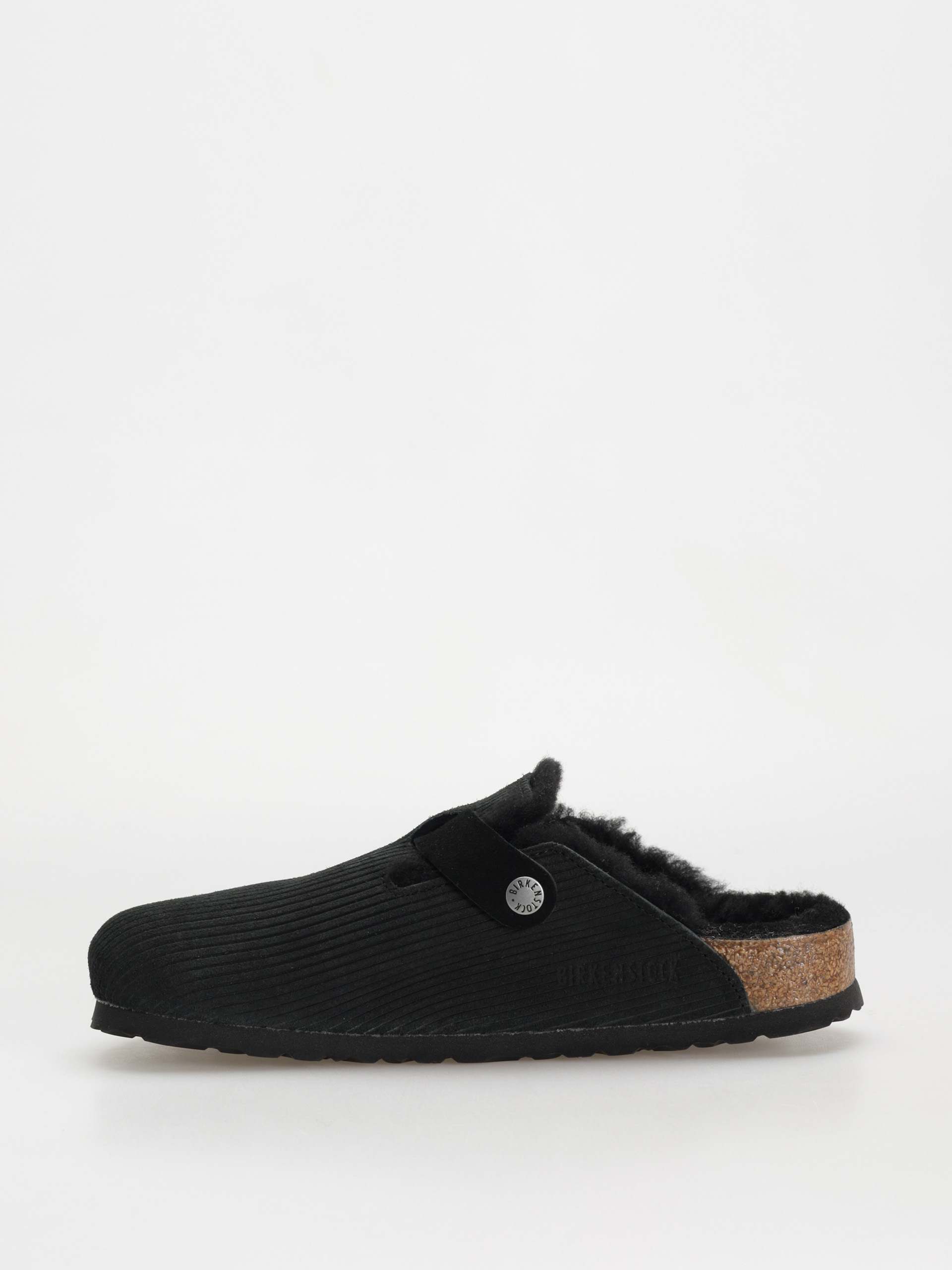 Birkenstock Boston VL/Fell outlet Black Narrow