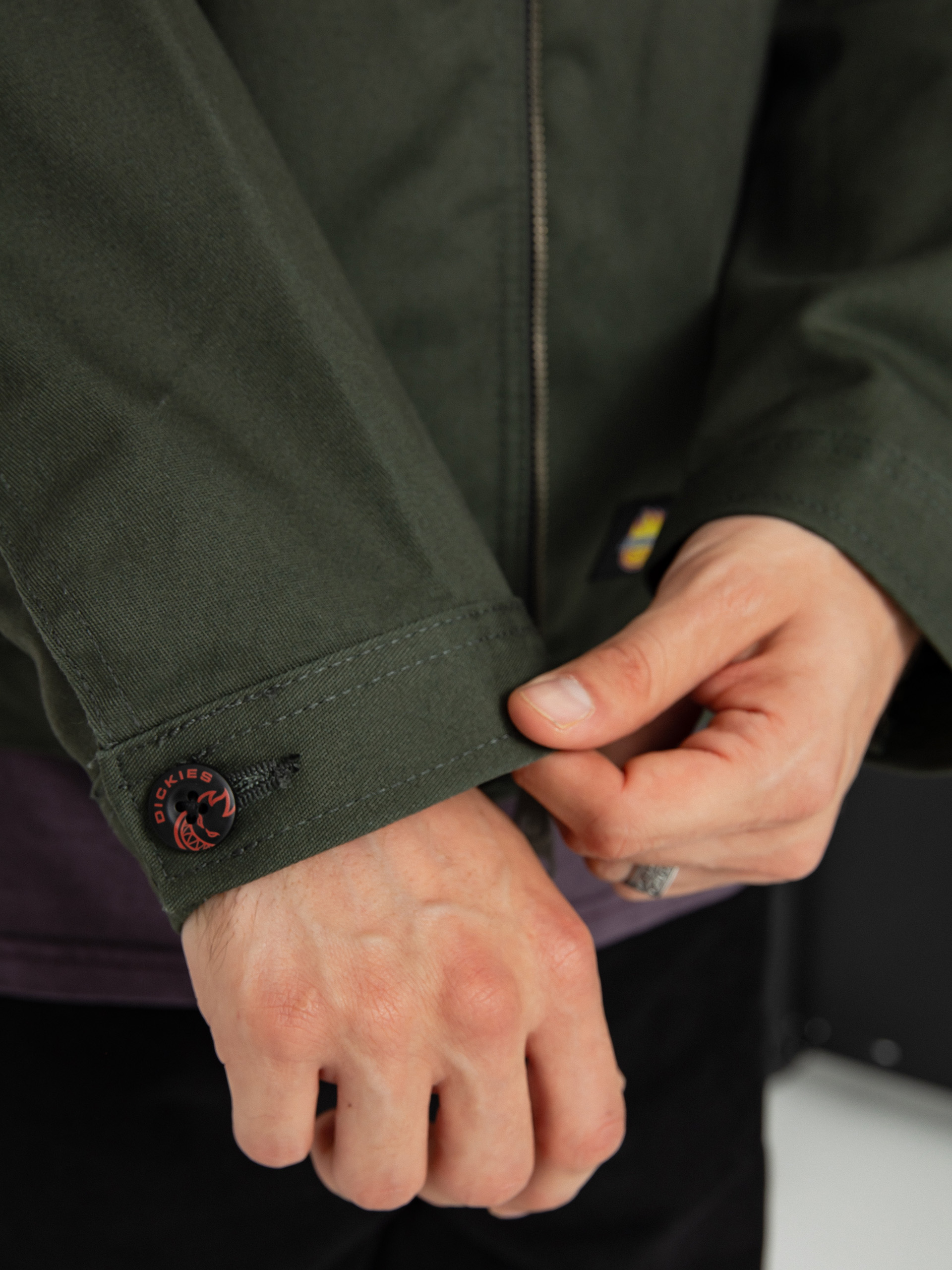 Bunda Dickies X Spitfire Jacket zelená (olive green) - Main Image