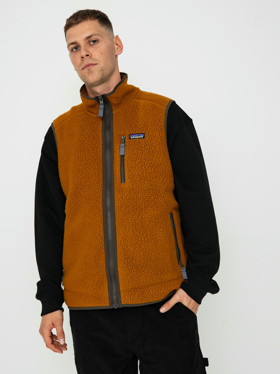 vesta Patagonia Retro Pile Vest (shelter brown)