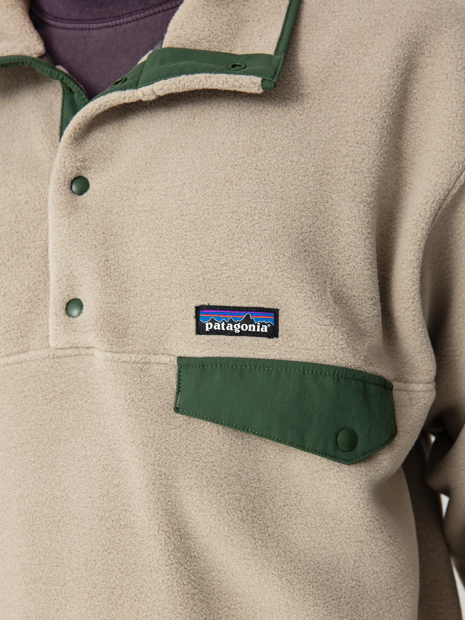 Pánský Fleecová mikina Patagonia Synch Snap T (seabird grey)