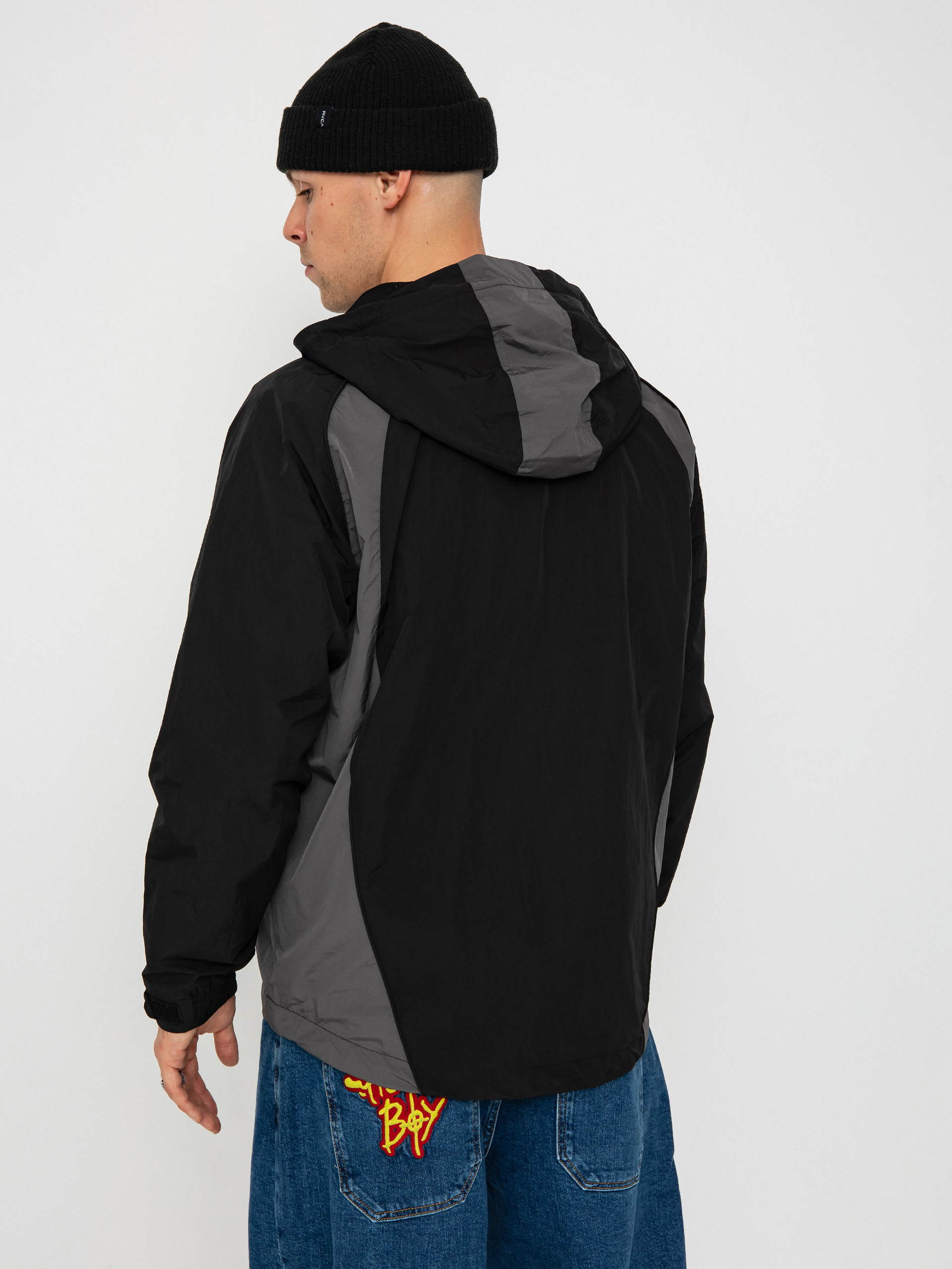 Bunda Wasted Paris Arena Windbreaker (black/charcoal)