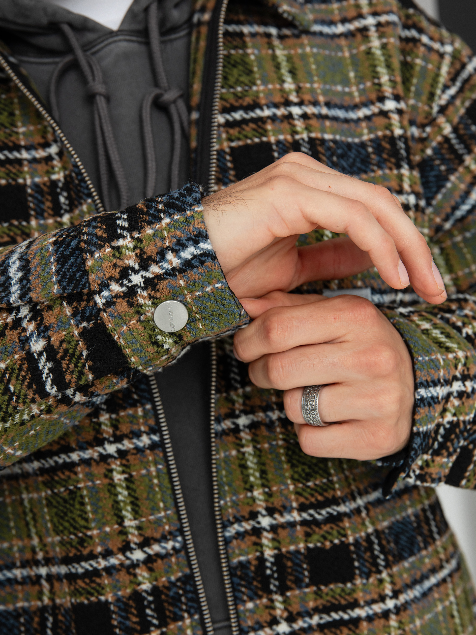 Bunda Carhartt WIP Stroy (stroy check/black)