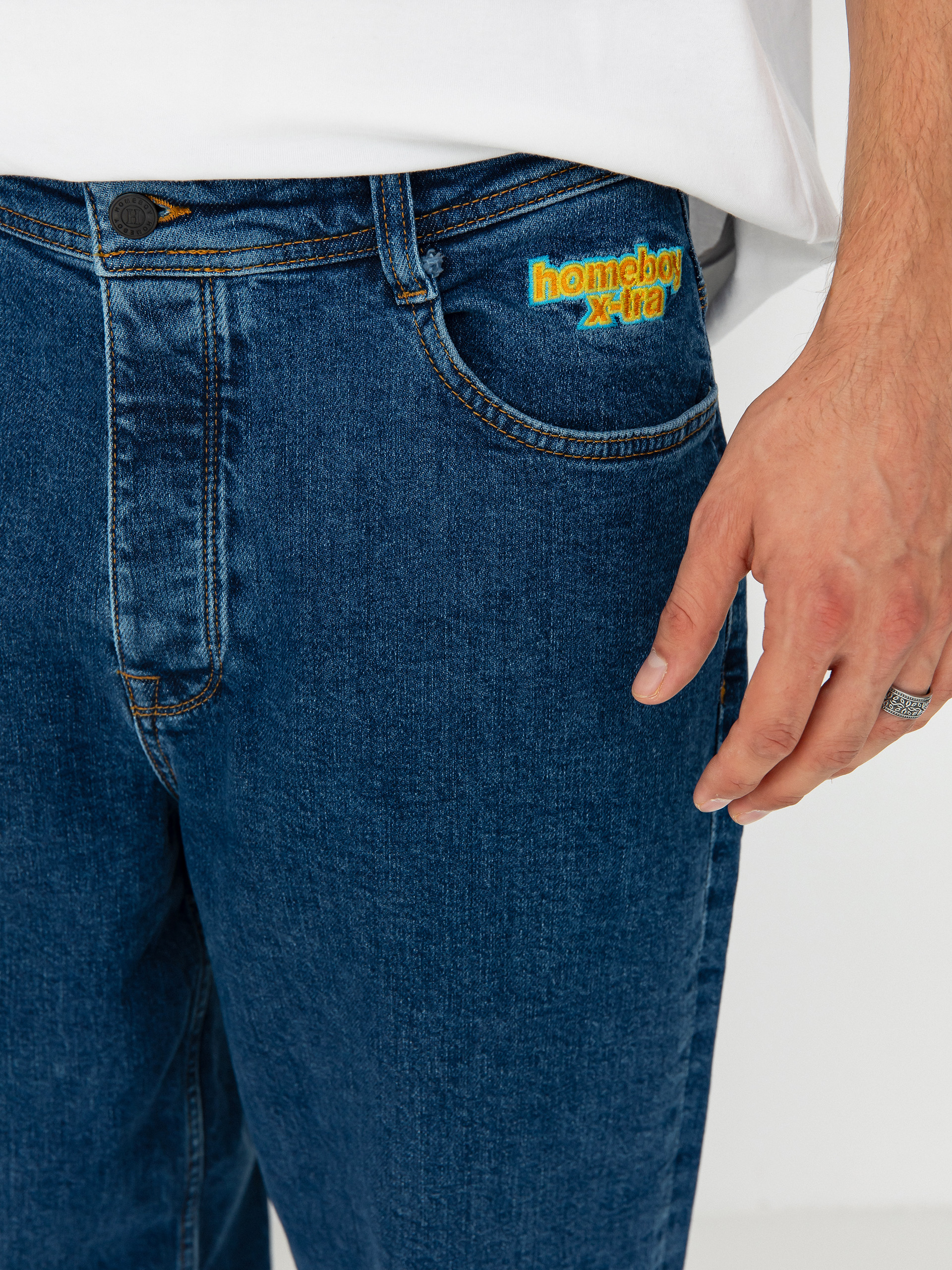 Kalhoty Homeboy X Tra Baggy Denim (washed blue)