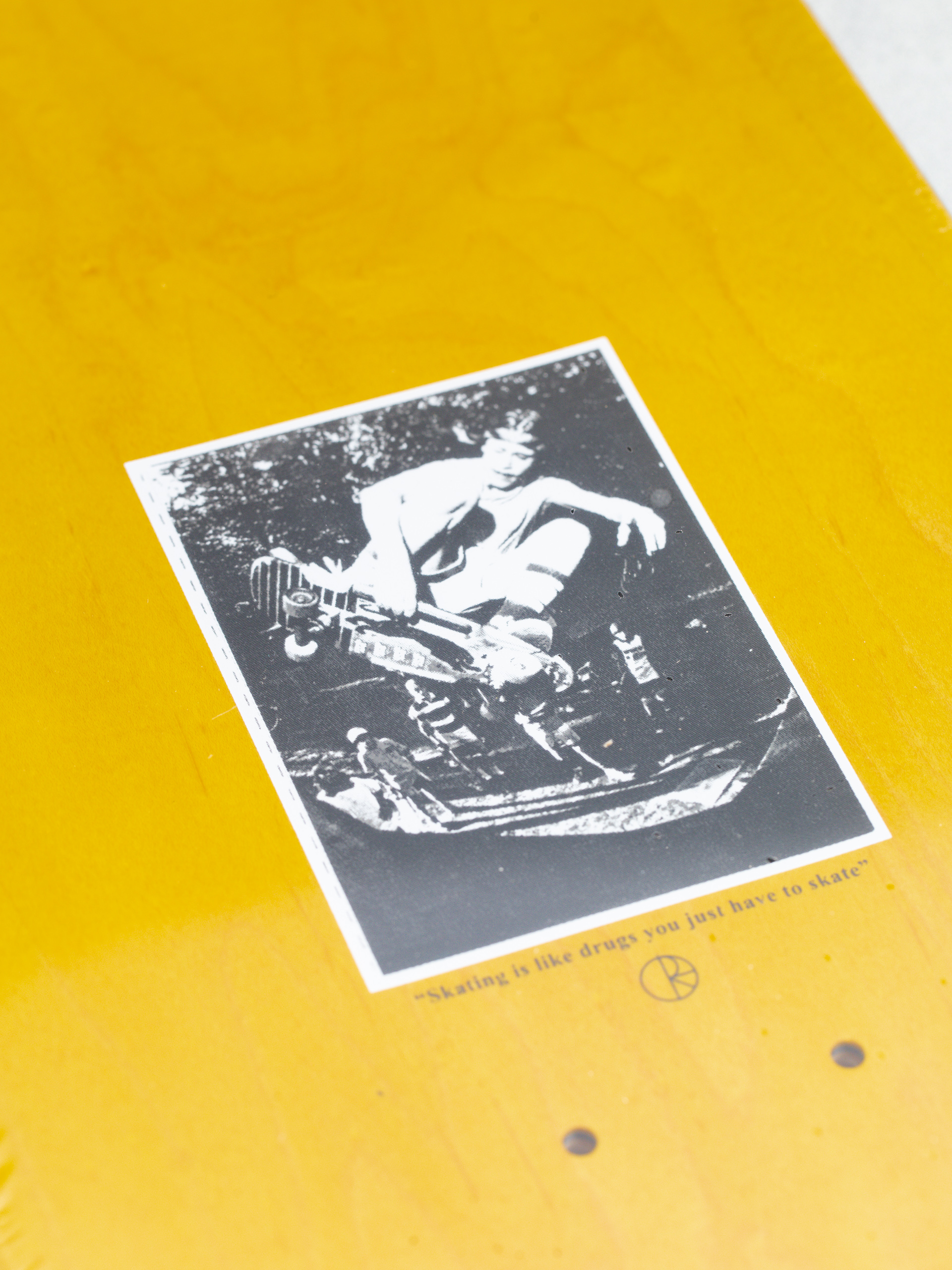 Deska Polar Skate David Stenstrom Tape and Panther (white/black)