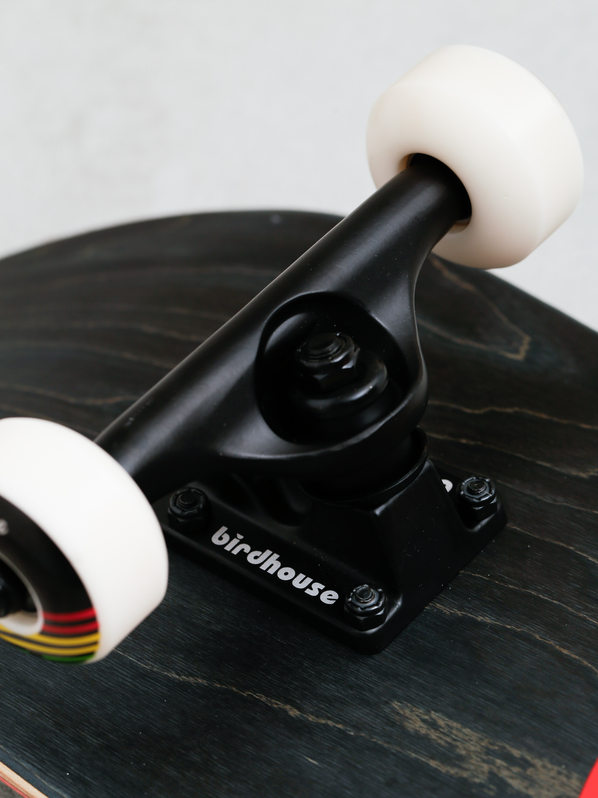 Skateboard Birdhouse Sunset (rasta)