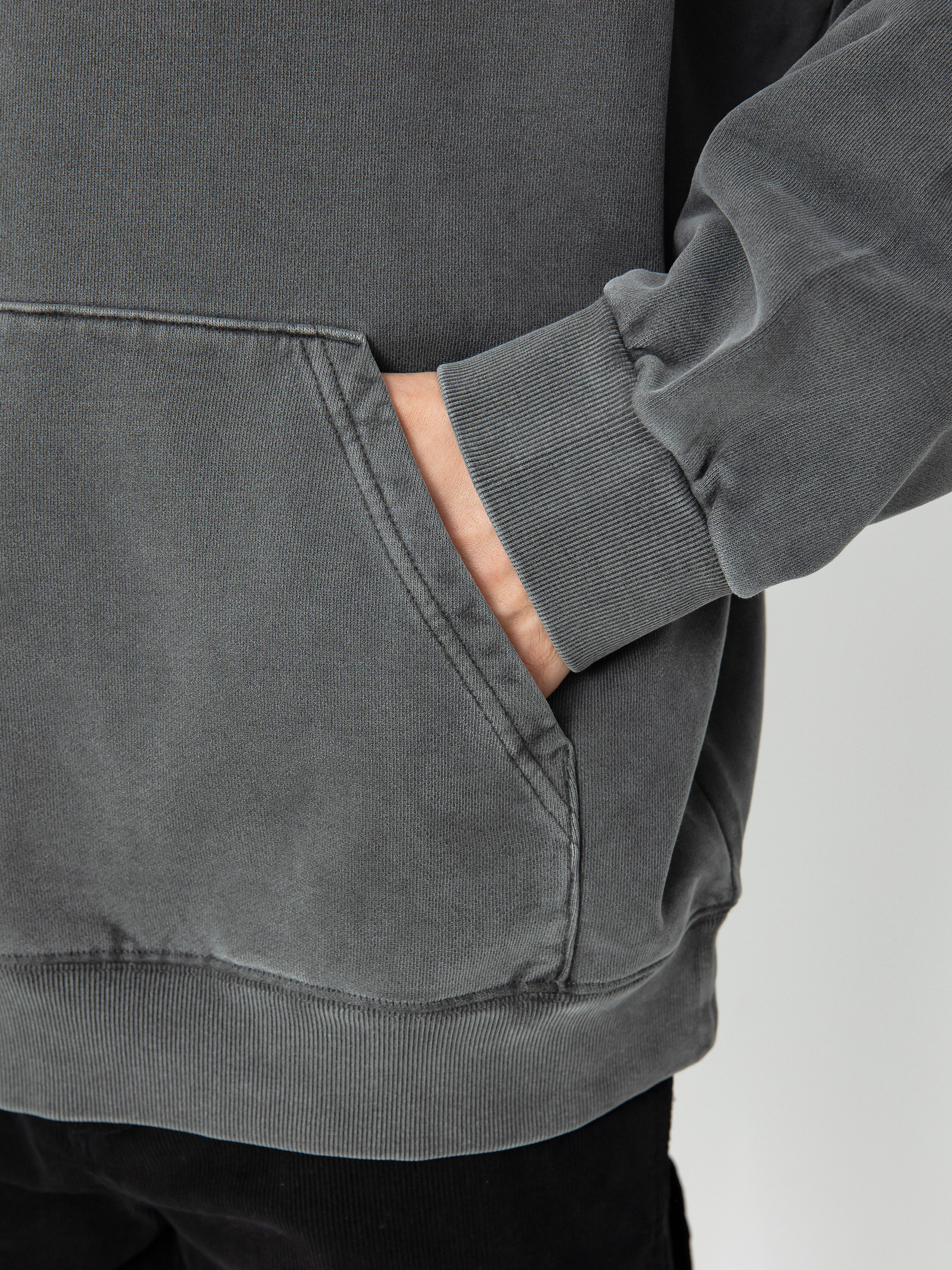 Mikina s kapucí Carhartt WIP Vista HD (graphite)