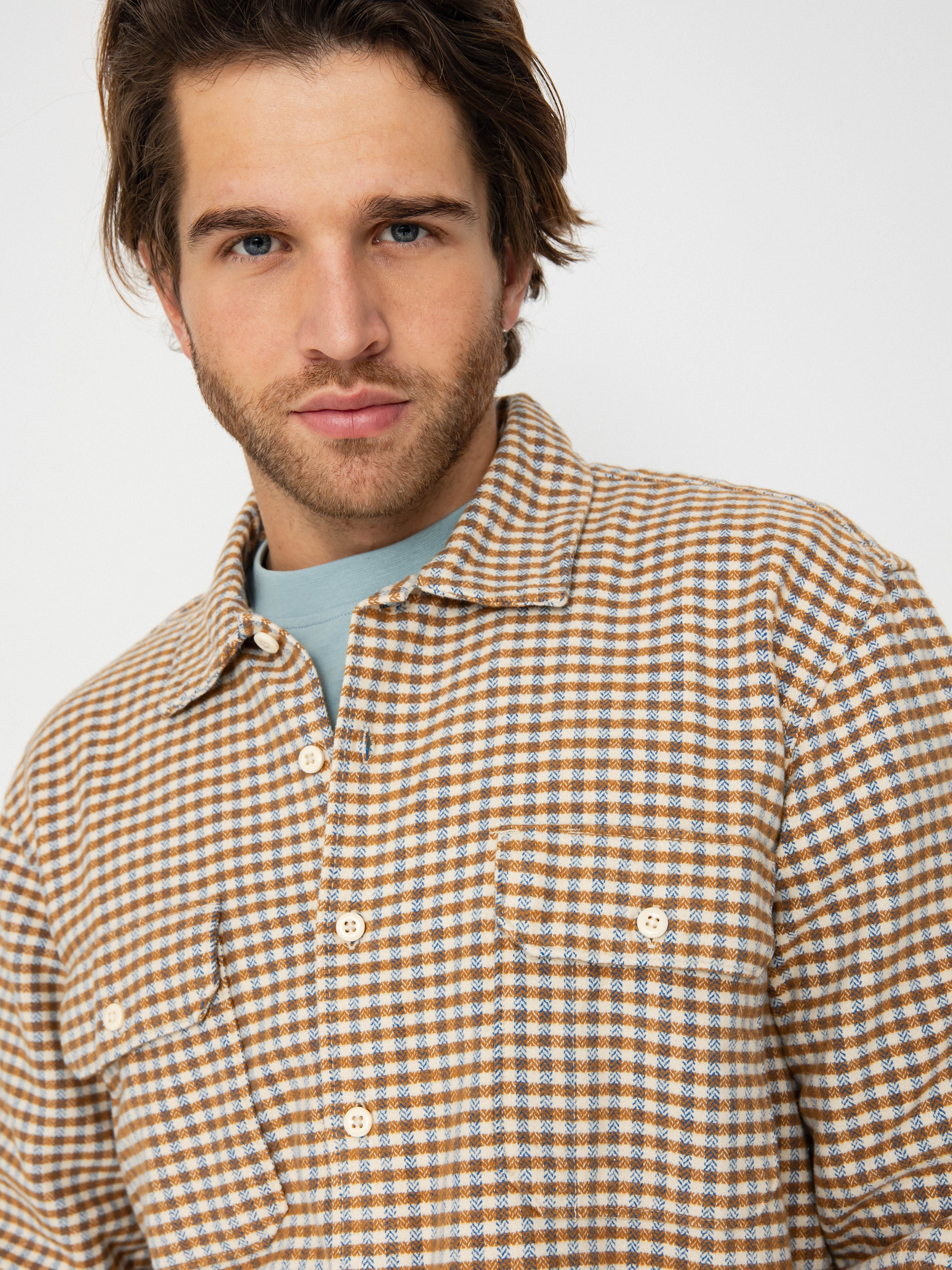 Košile Dickies Frenchtown (whitecap gray)