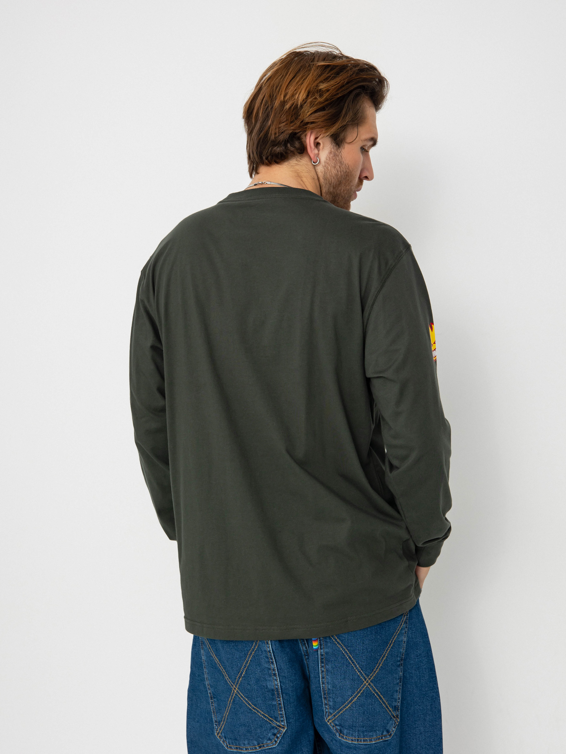 Triko Dickies X Spitfire Long Sleeve (olive green)