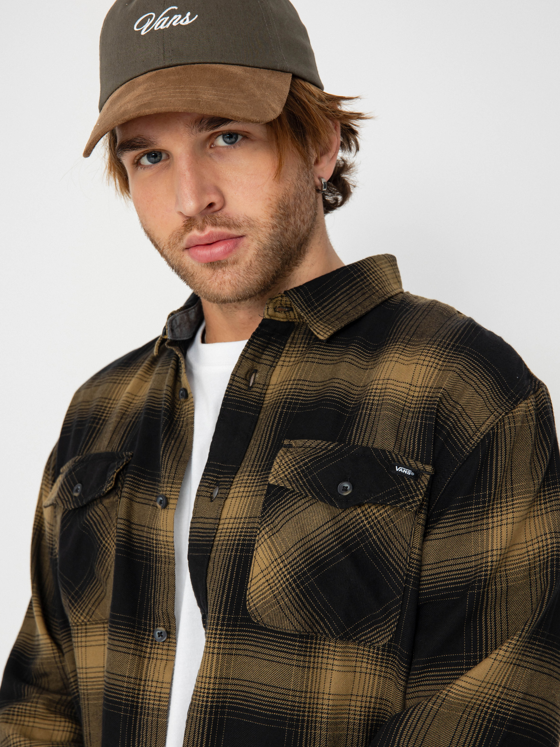 Košile Vans Monterey III (black/gothic olive)