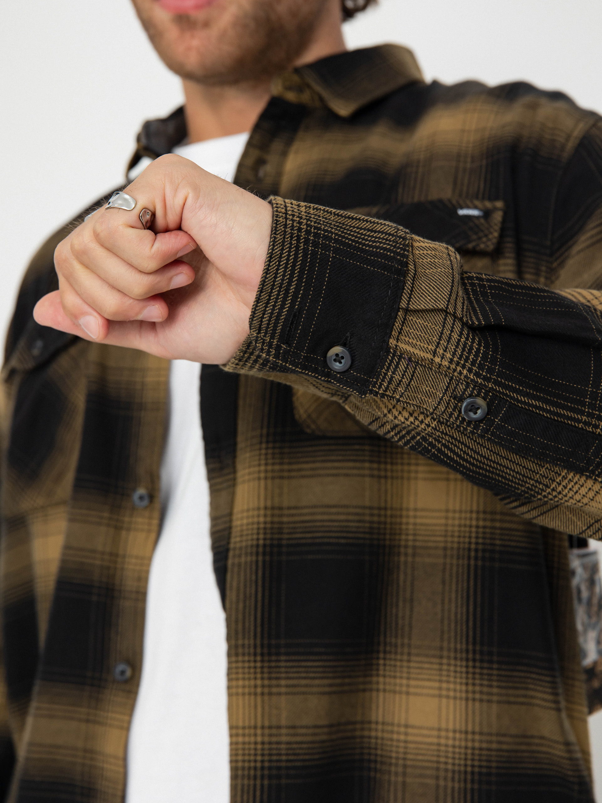 Košile Vans Monterey III (black/gothic olive)