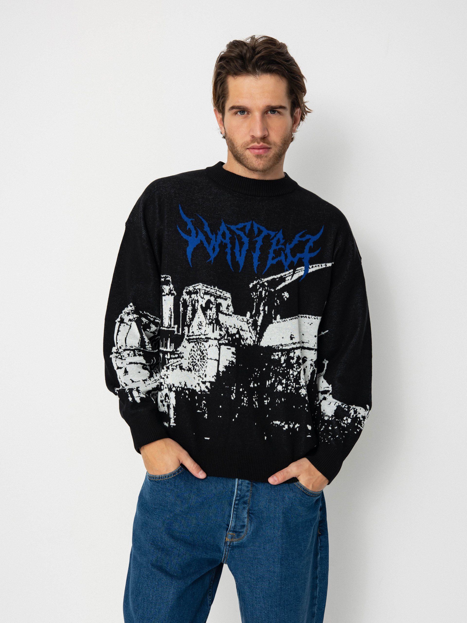 Svetr Wasted Paris Vault (black)