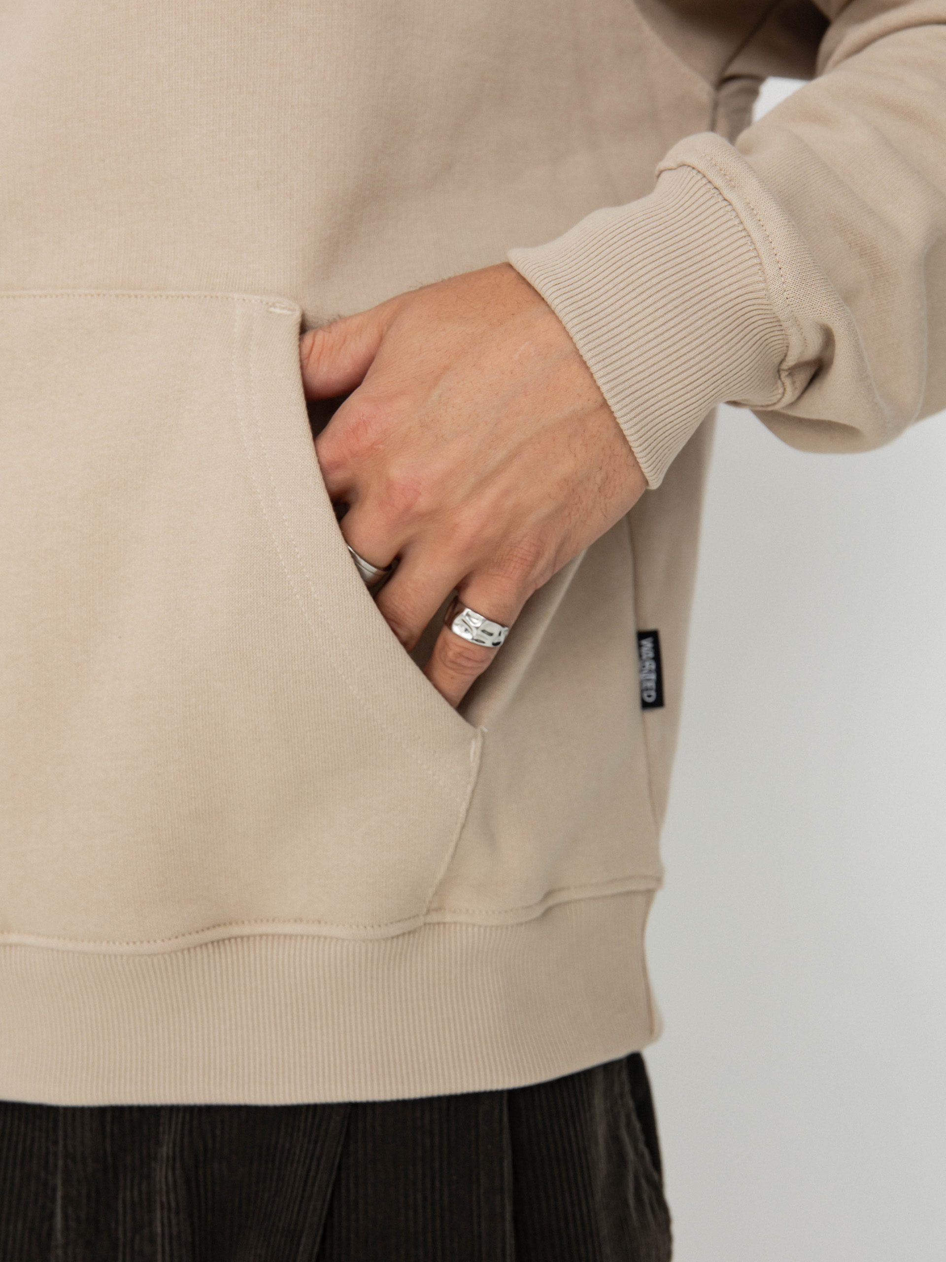 Mikina s kapucí Wasted Paris United HD (sand)