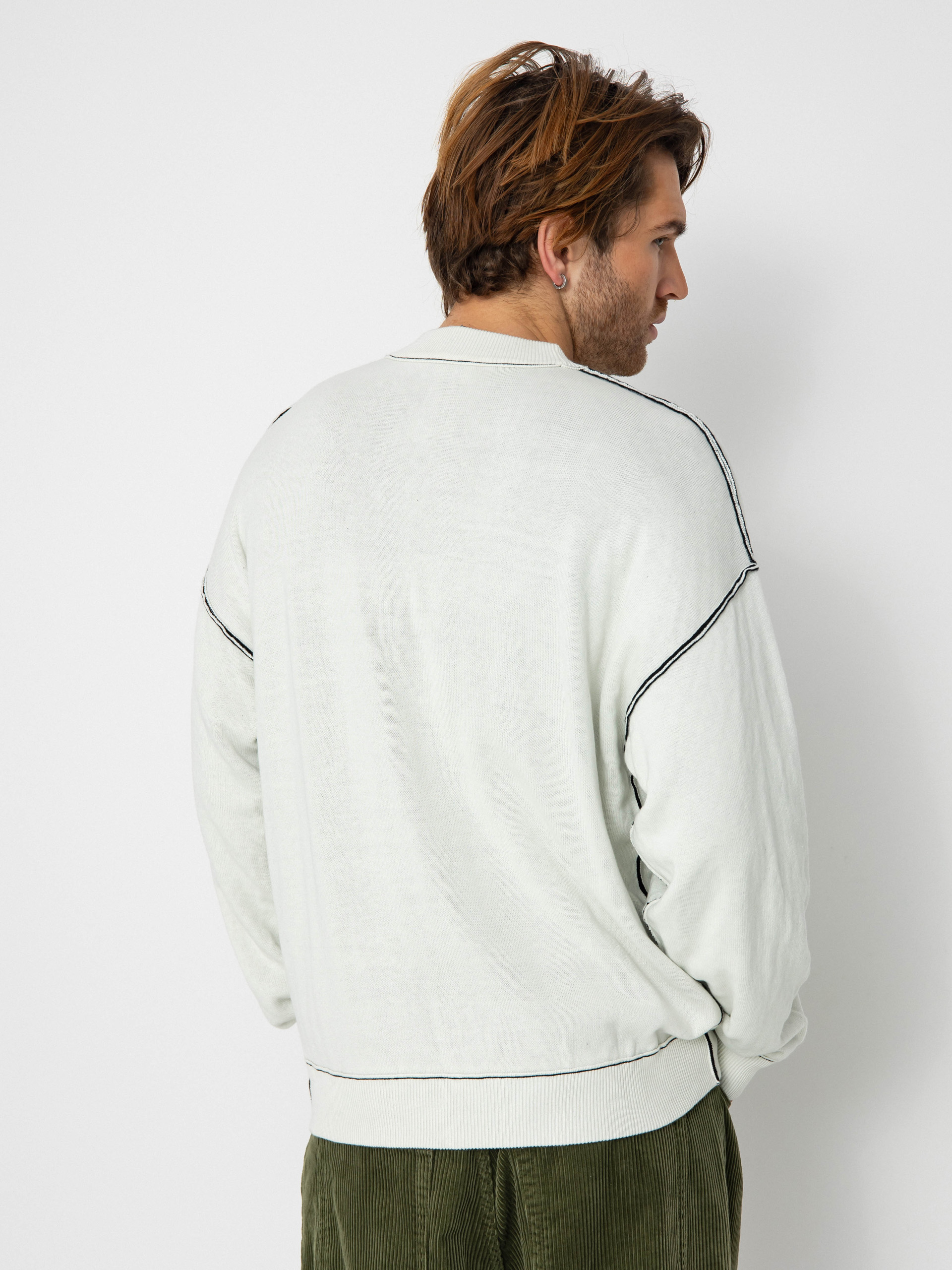 Svetr Wasted Paris Pitcher Reverse (white/black)