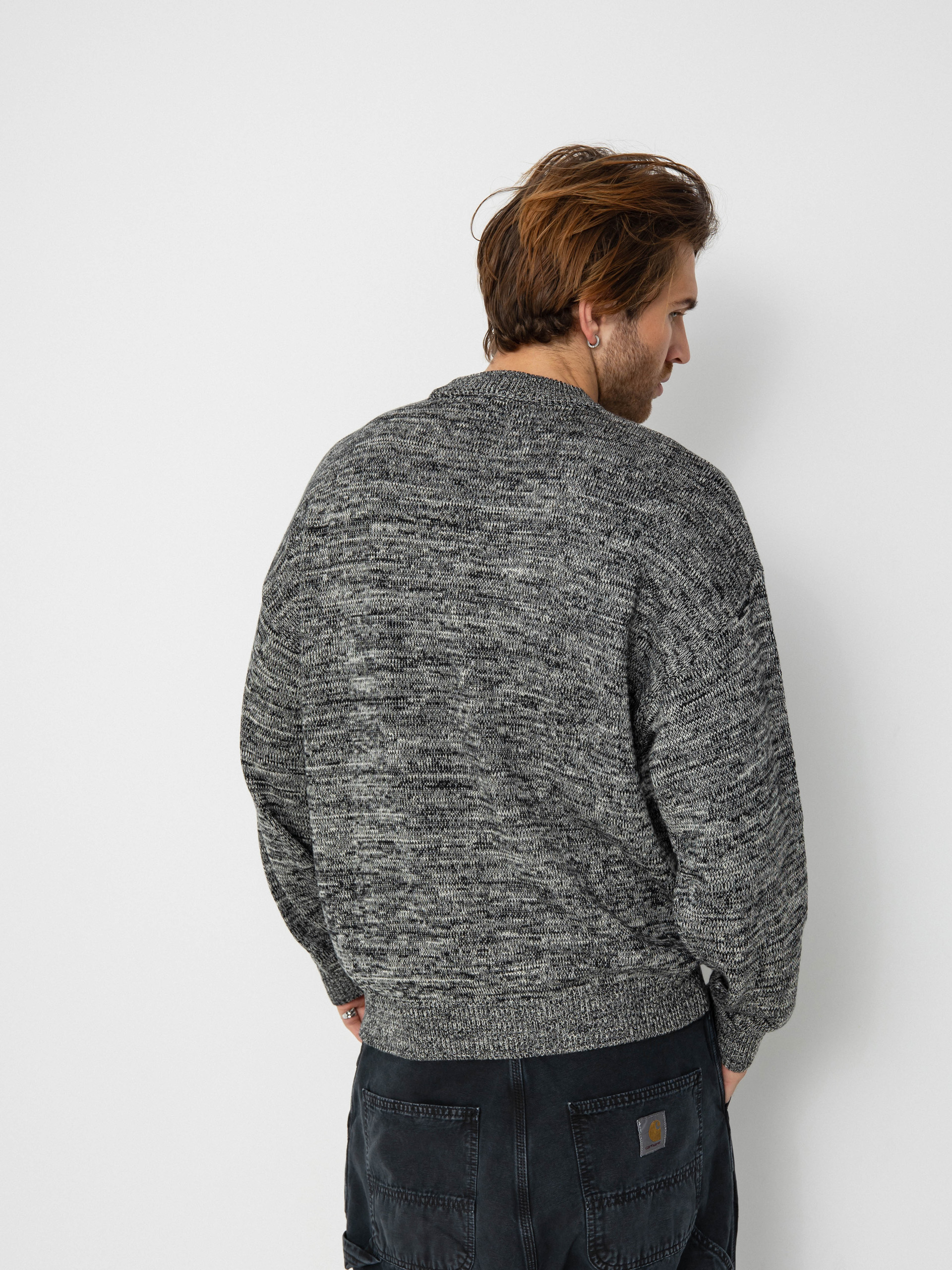 Svetr Wasted Paris Lethal (black/charcoal)